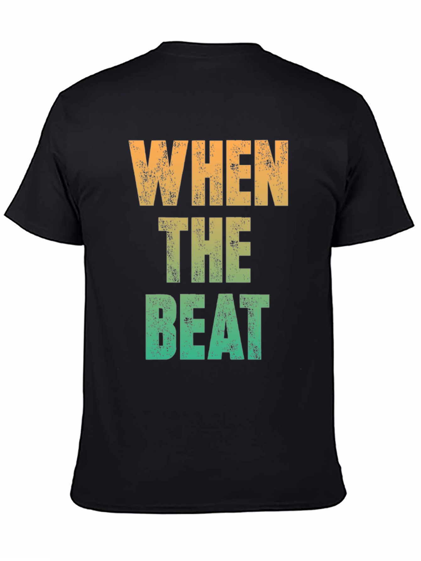 When The Beat Drops Graphic Tee - Cotton Blend