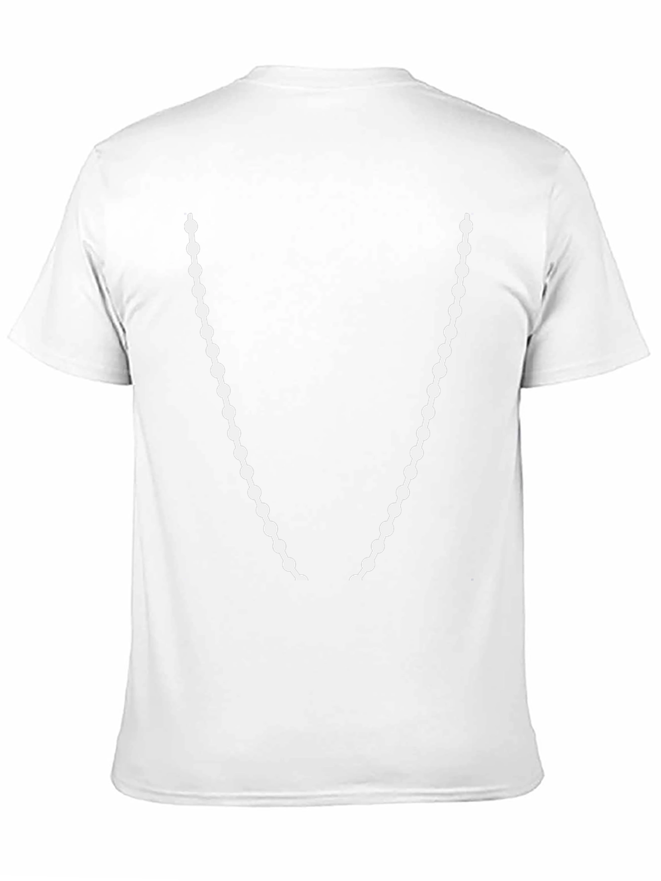 Beaded Necklace Graphic T-Shirt - Stylish Casual Wear