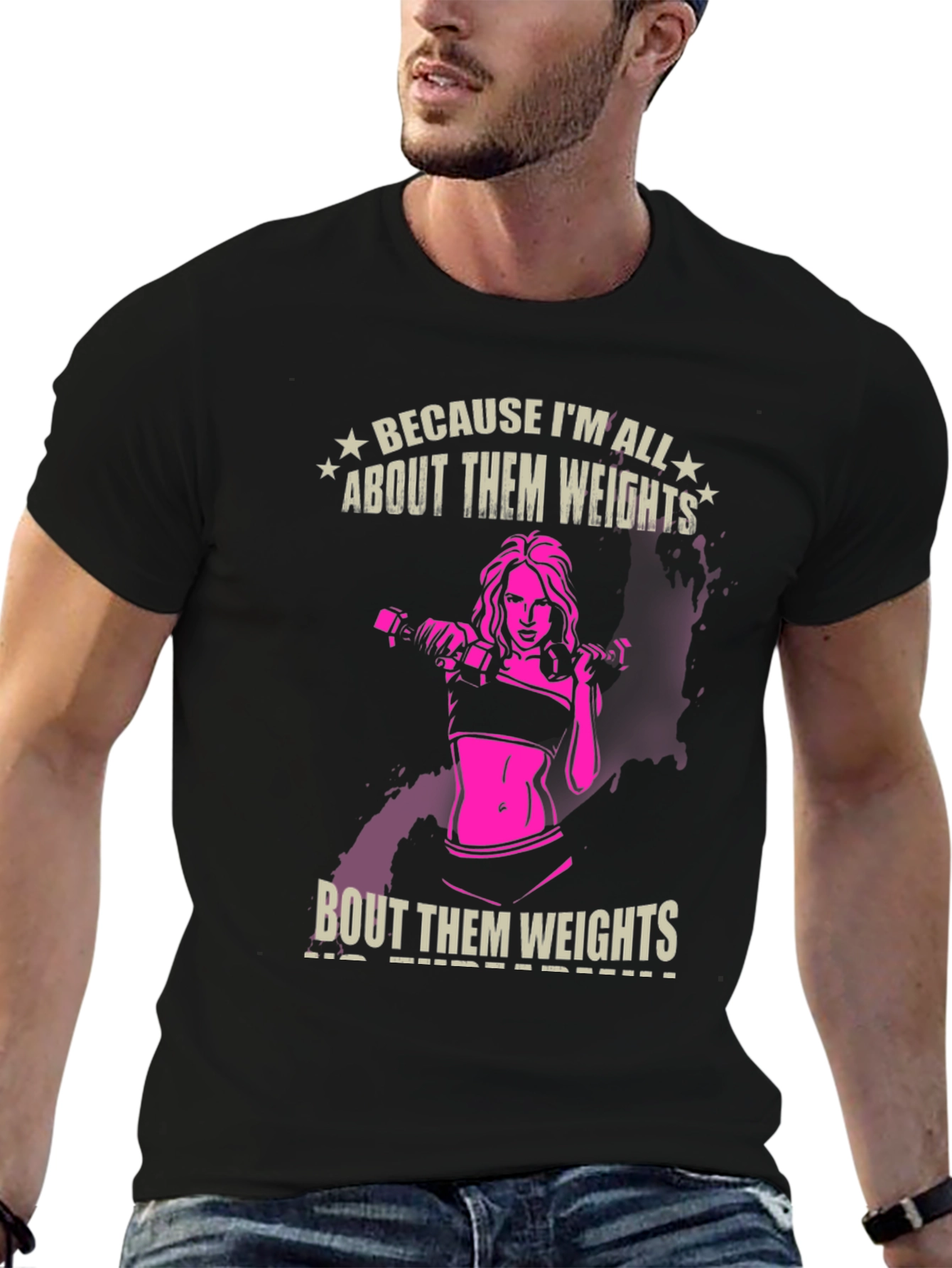 Weights Graphic T-Shirt - Fitness Apparel
