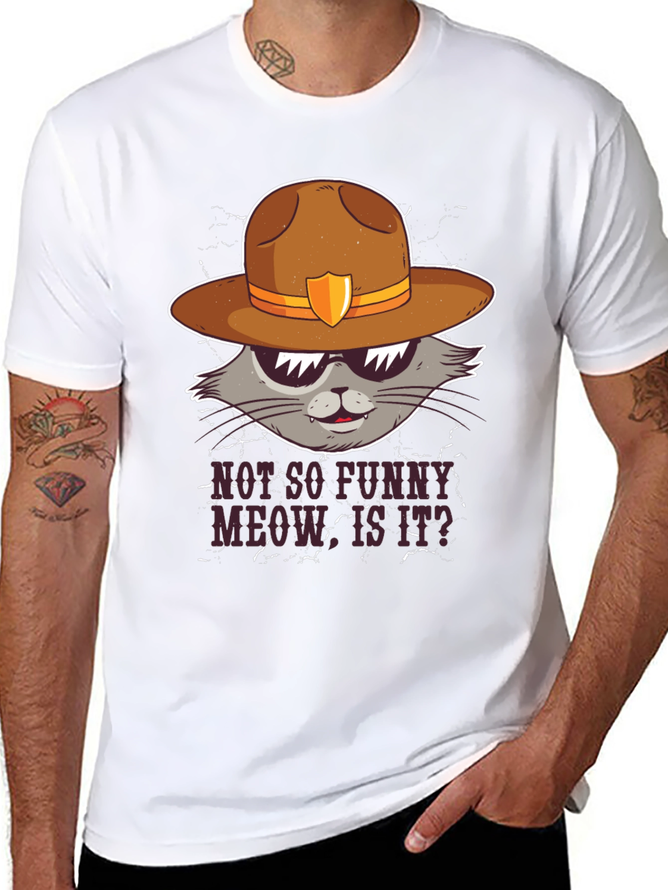 Funny Cat Ranger T-Shirt