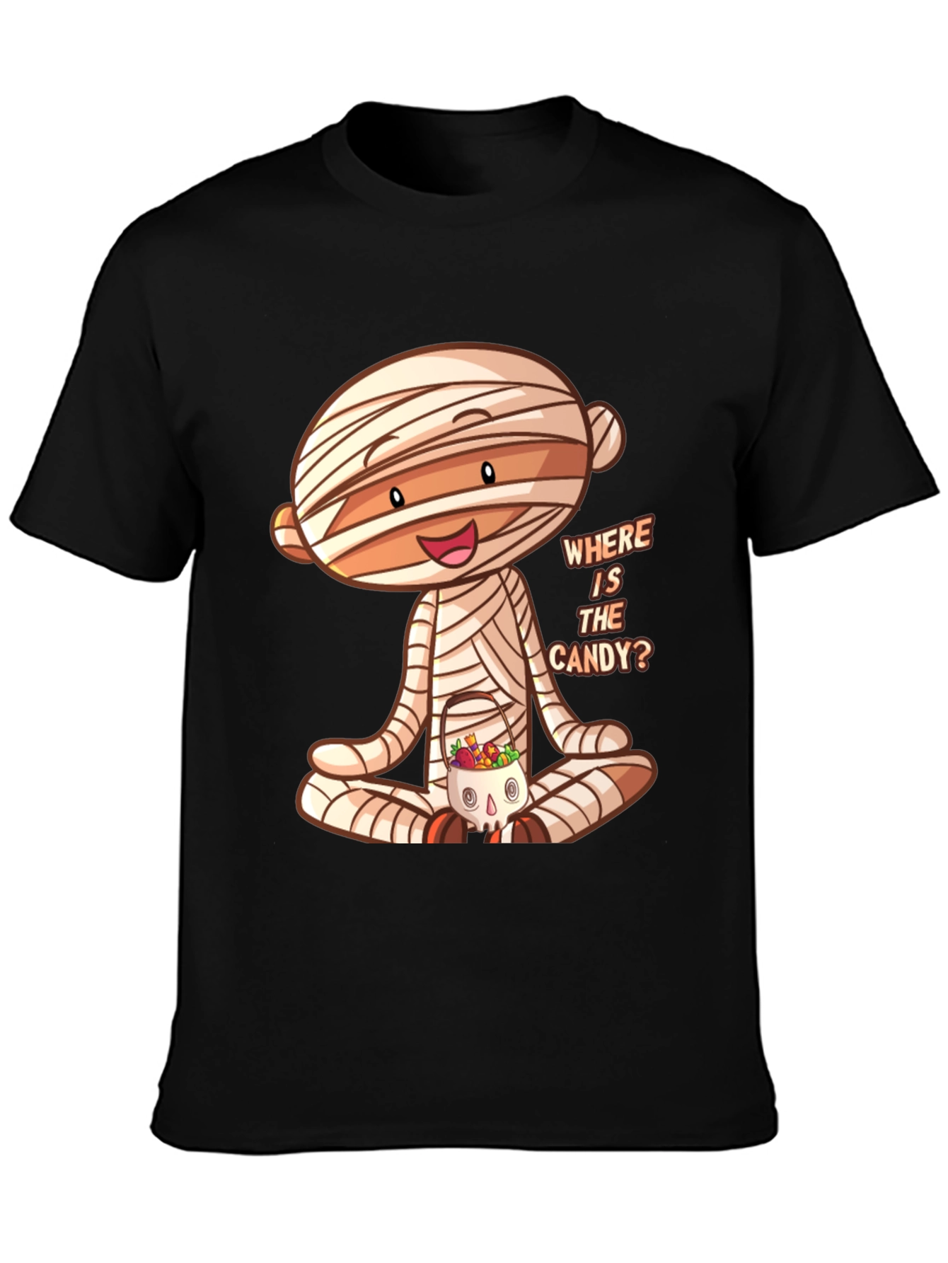 Halloween Mummy Candy T-Shirt