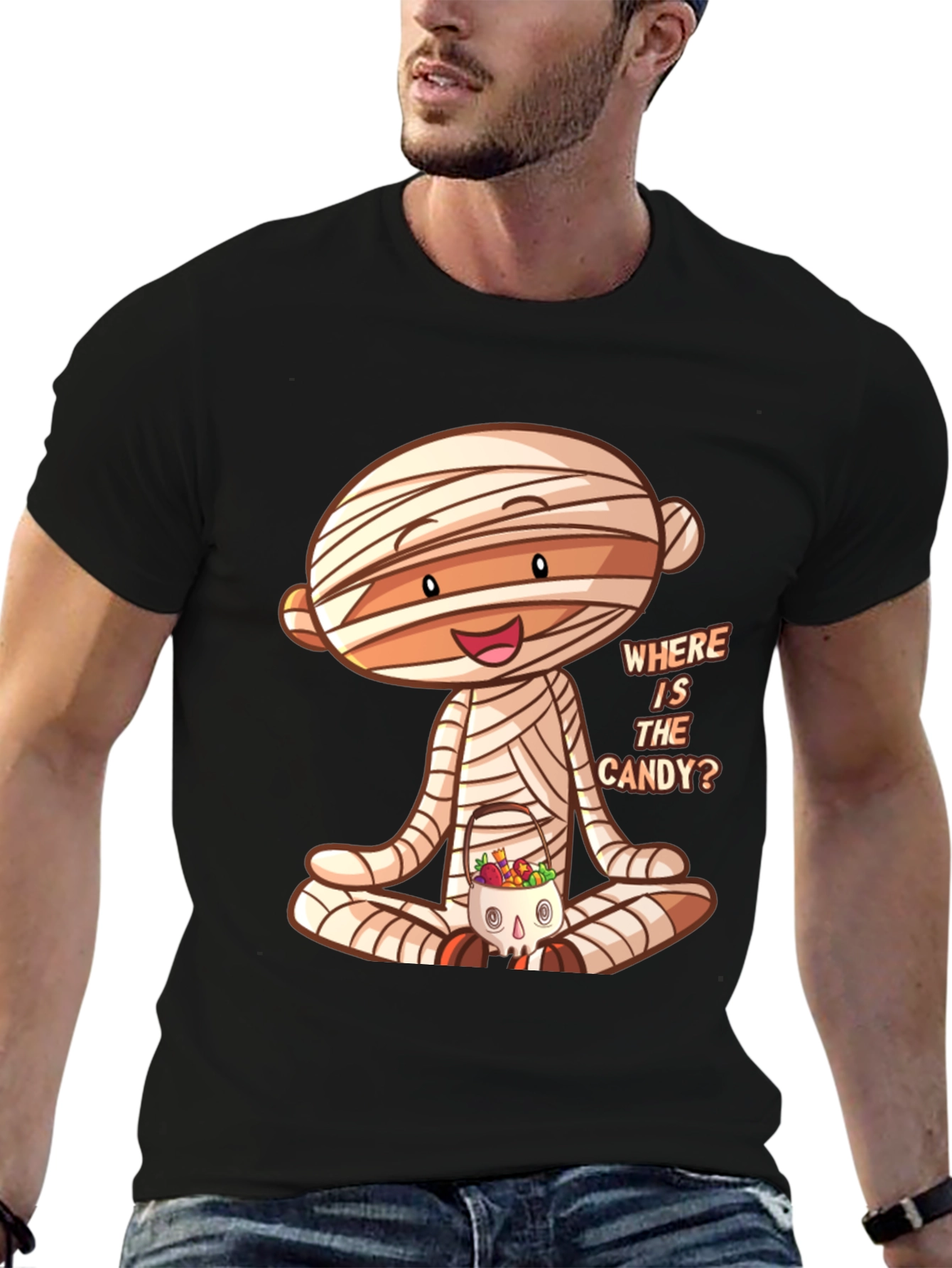 Halloween Mummy Candy T-Shirt