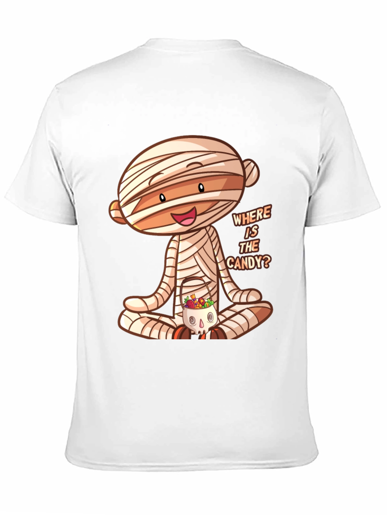 Halloween Mummy Candy T-Shirt