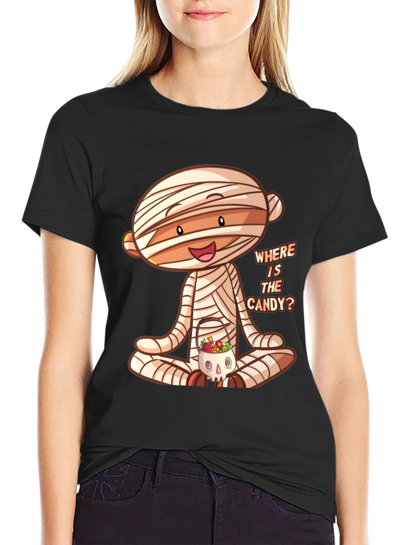 Halloween Mummy Candy T-Shirt