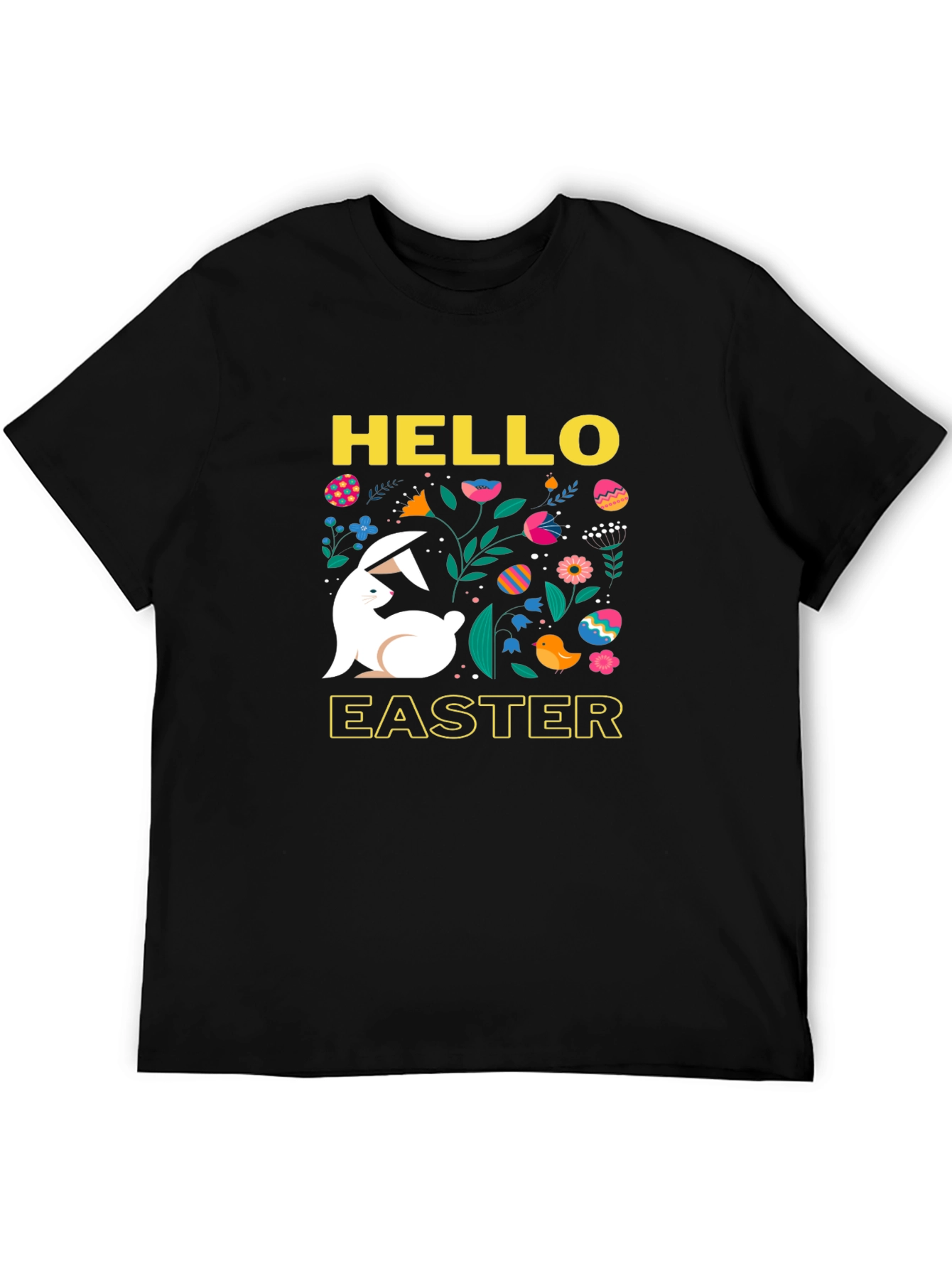 Hello Easter Bunny Graphic T-Shirt