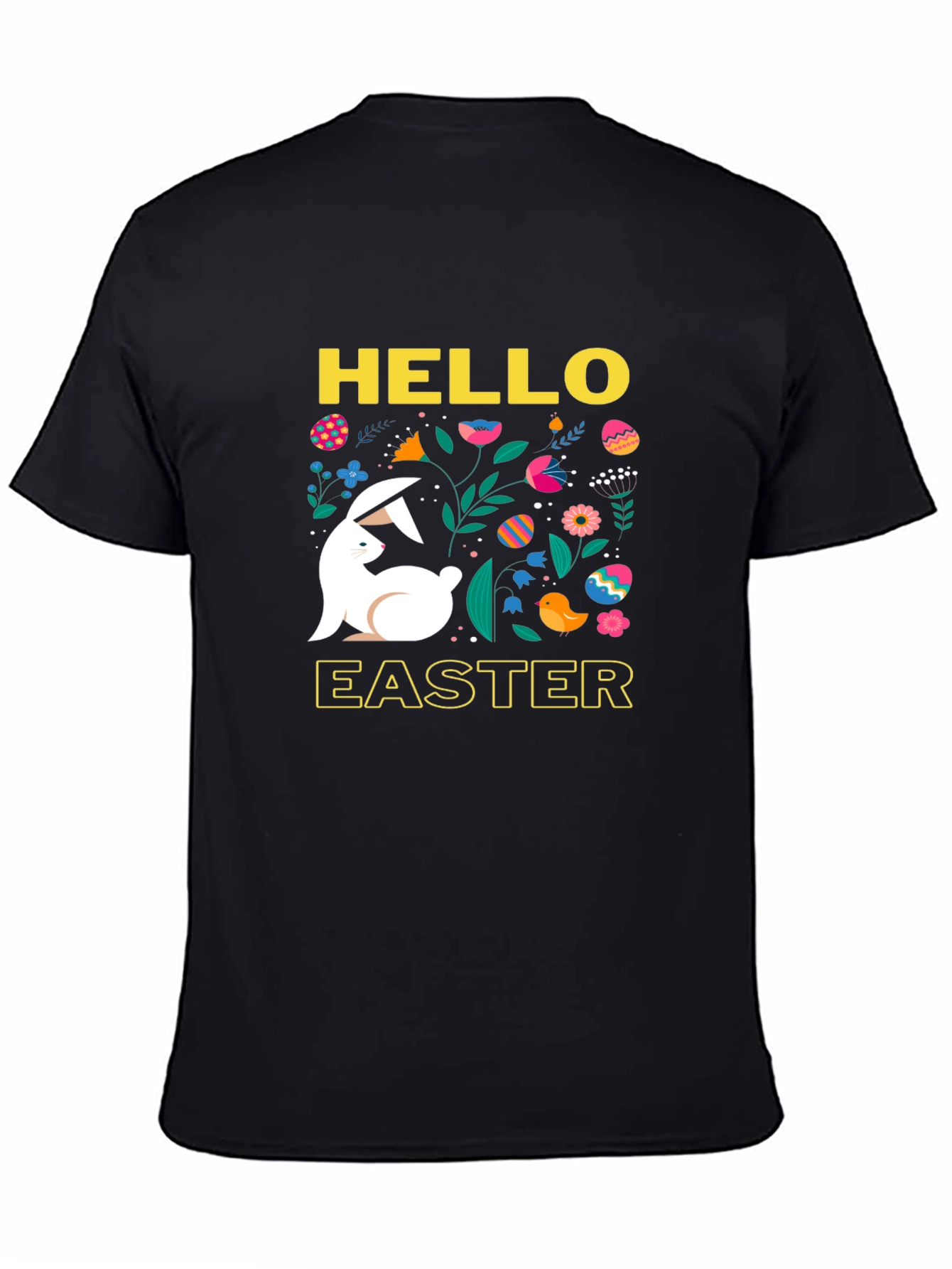 Hello Easter Bunny Graphic T-Shirt