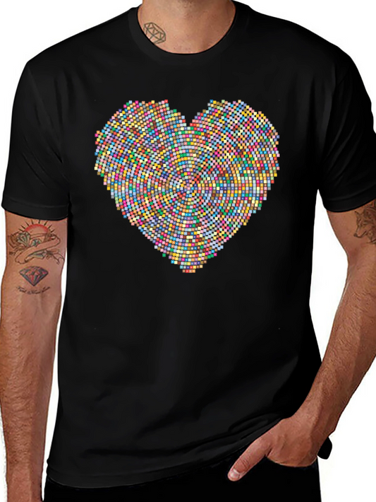 Pixel Heart Graphic Tee - Modern Love