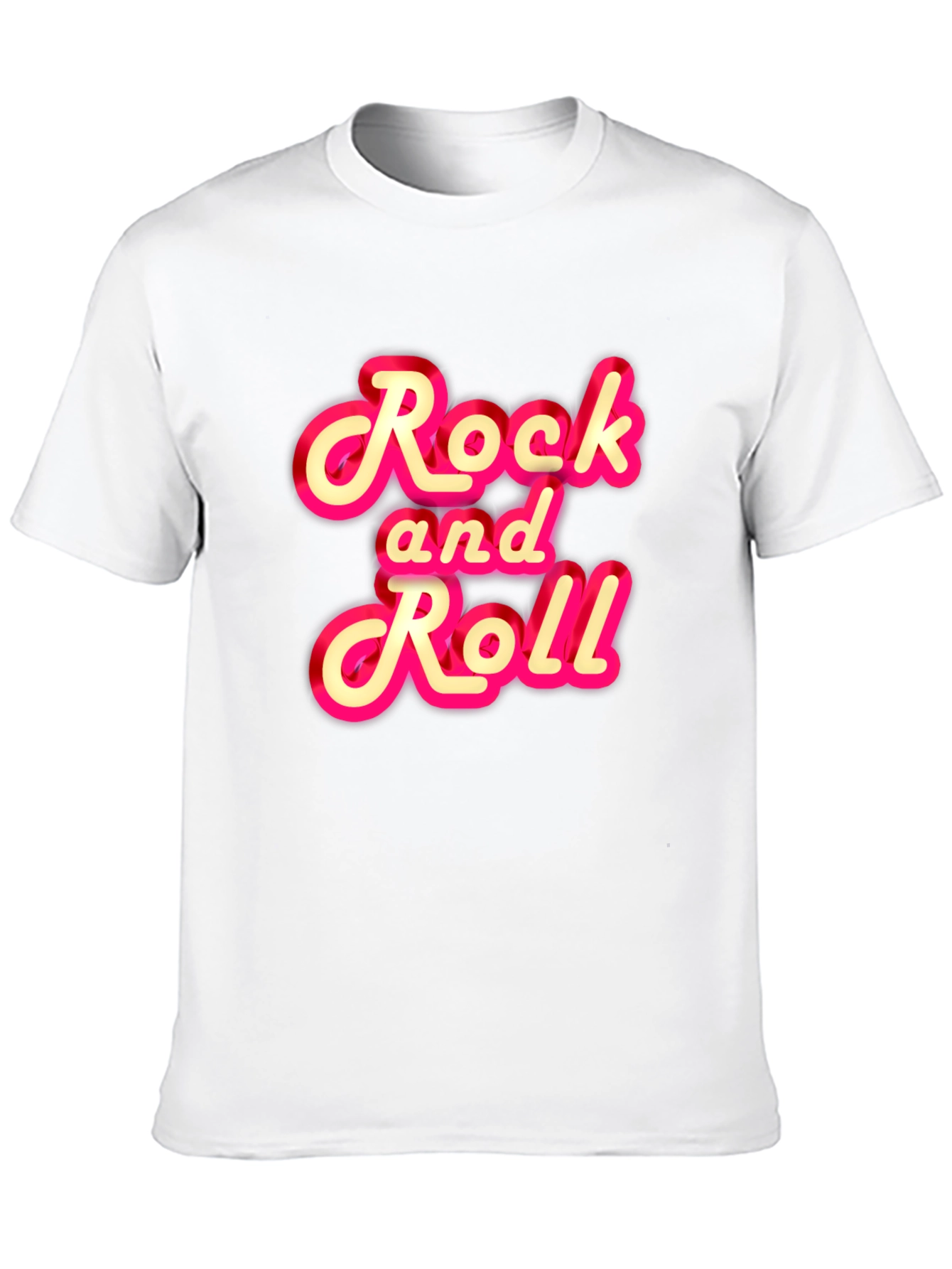Rock and Roll Graphic Tee - Classic Style