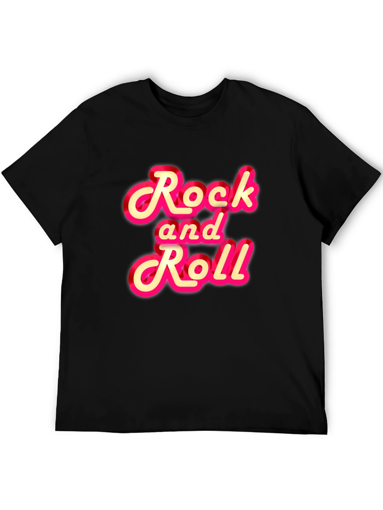 Rock and Roll Graphic Tee - Classic Style