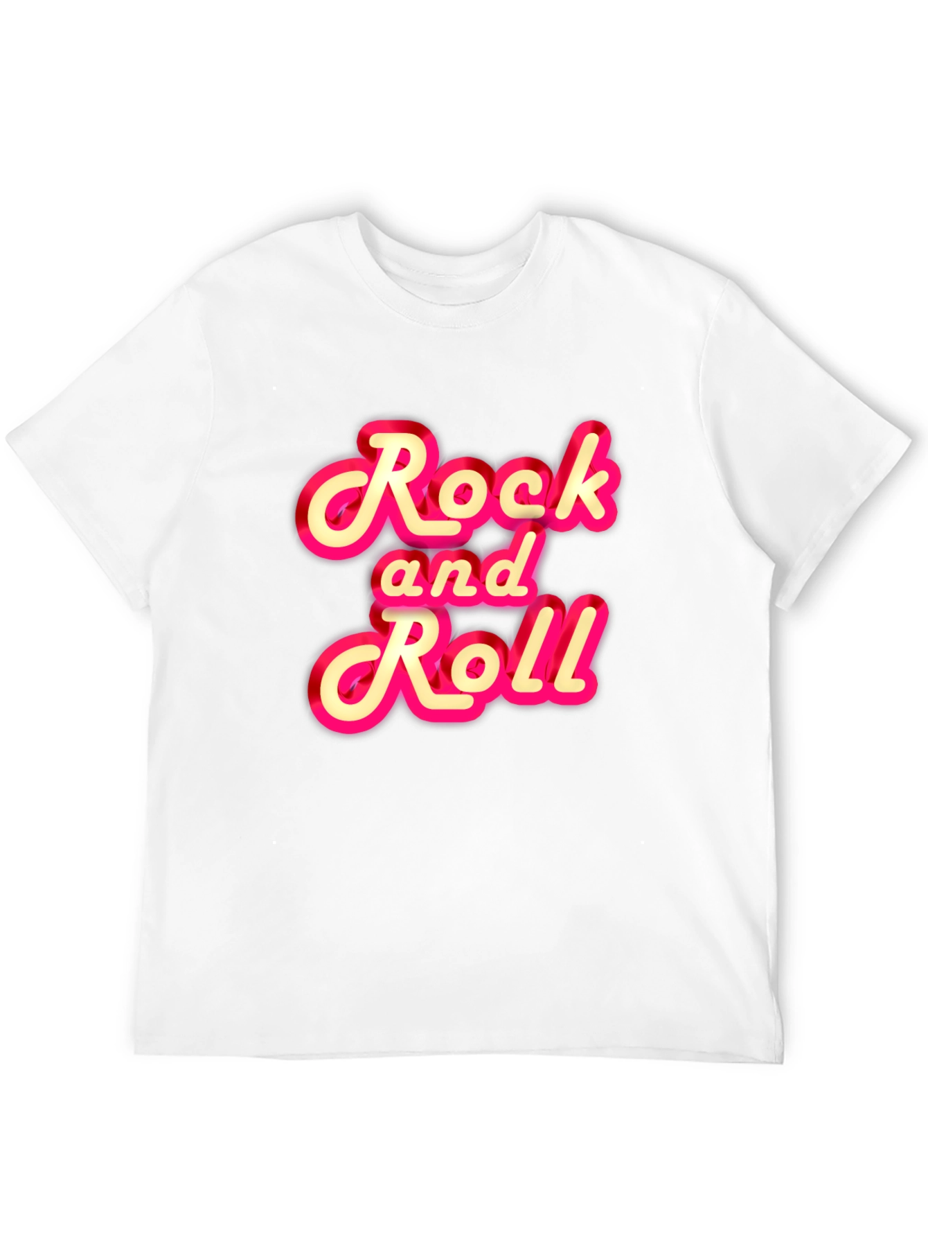 Rock and Roll Graphic Tee - Classic Style