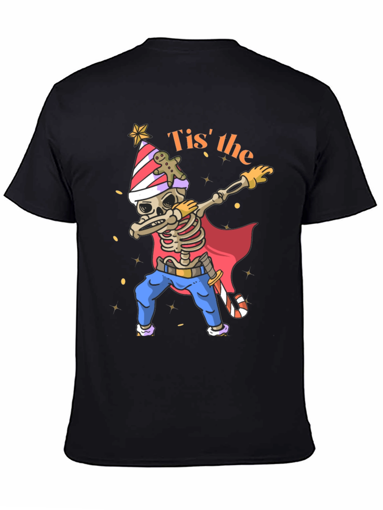 Tis the Season Skeleton Dabbing T-Shirt