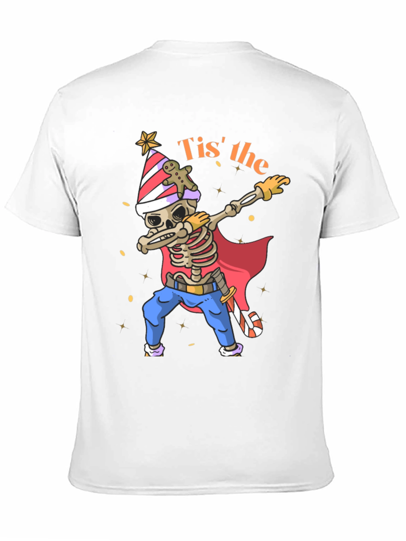 Tis the Season Skeleton Dabbing T-Shirt