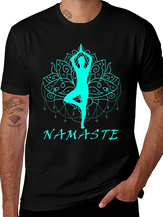 Yoga Namaste Graphic T-Shirt