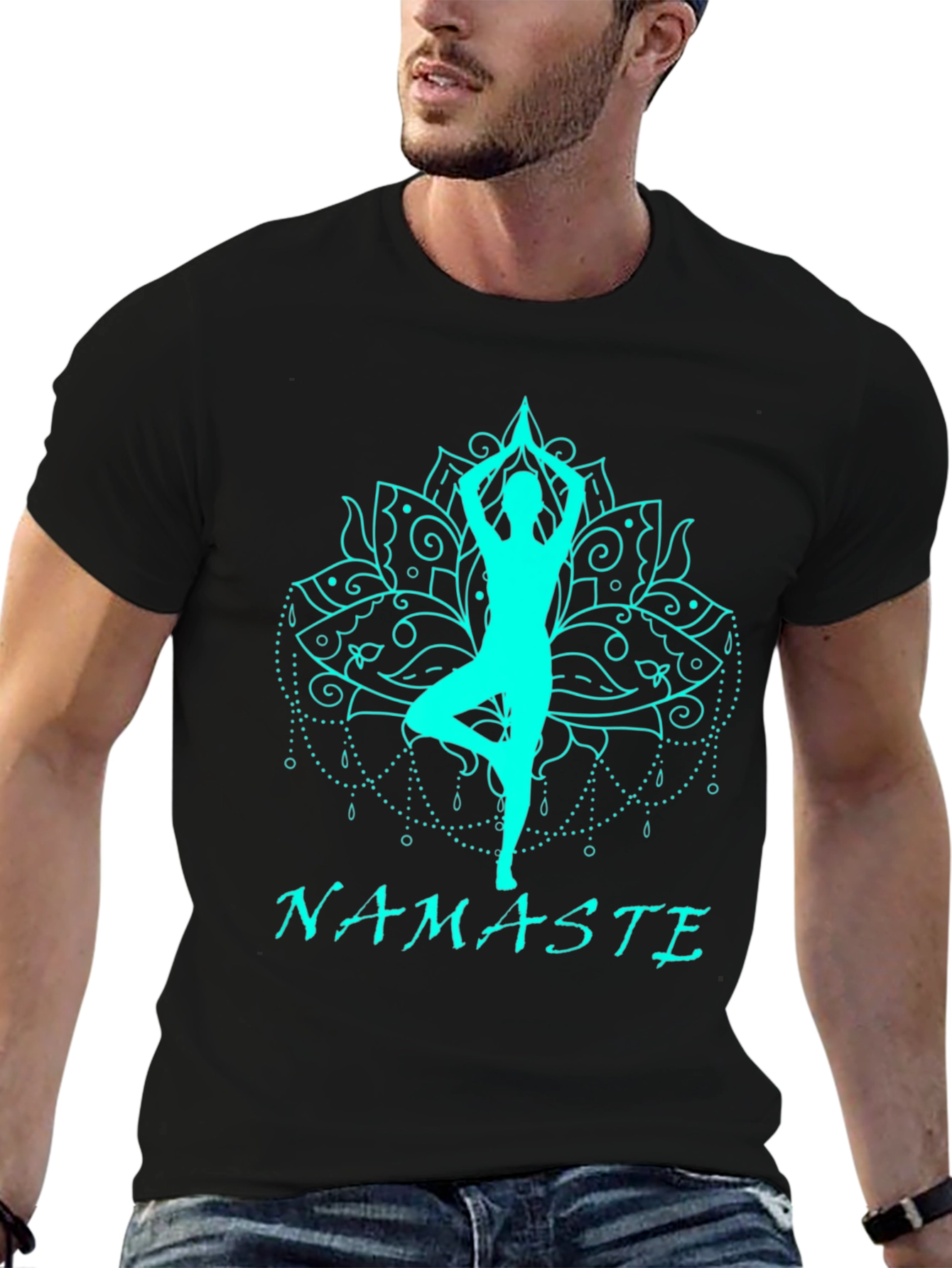 Yoga Namaste Graphic T-Shirt