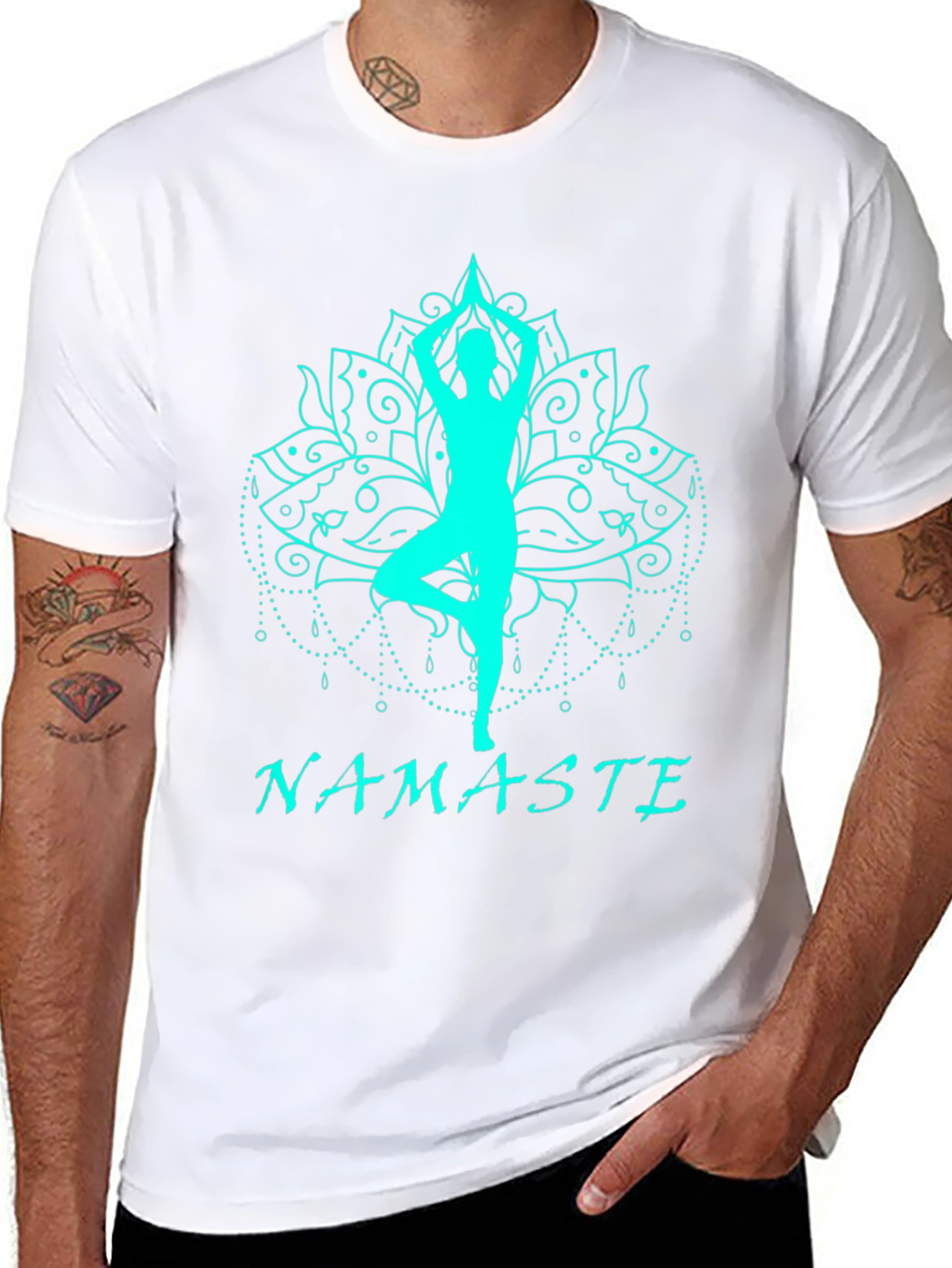 Yoga Namaste Graphic T-Shirt