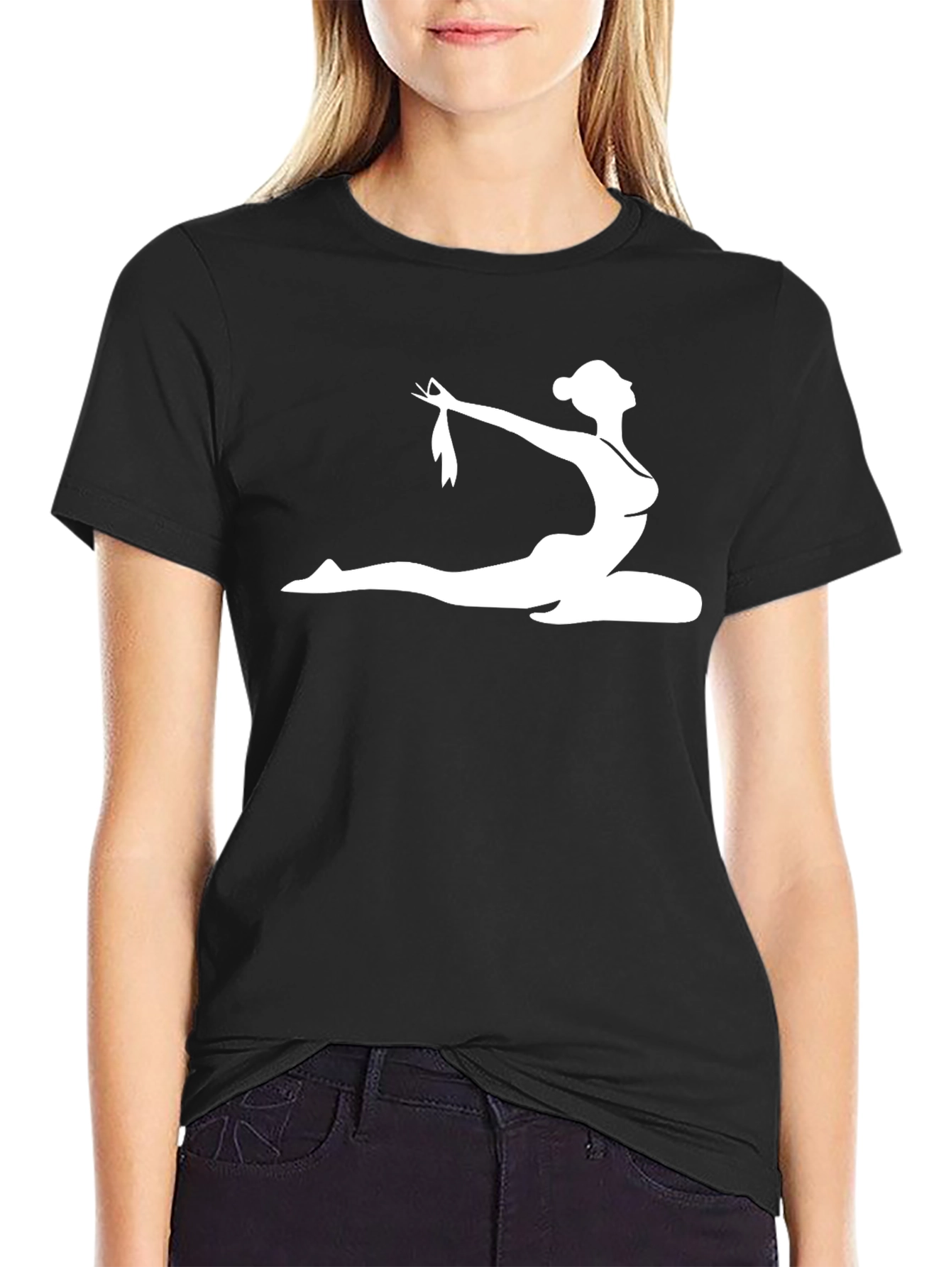 Yoga Pose Graphic T-Shirt