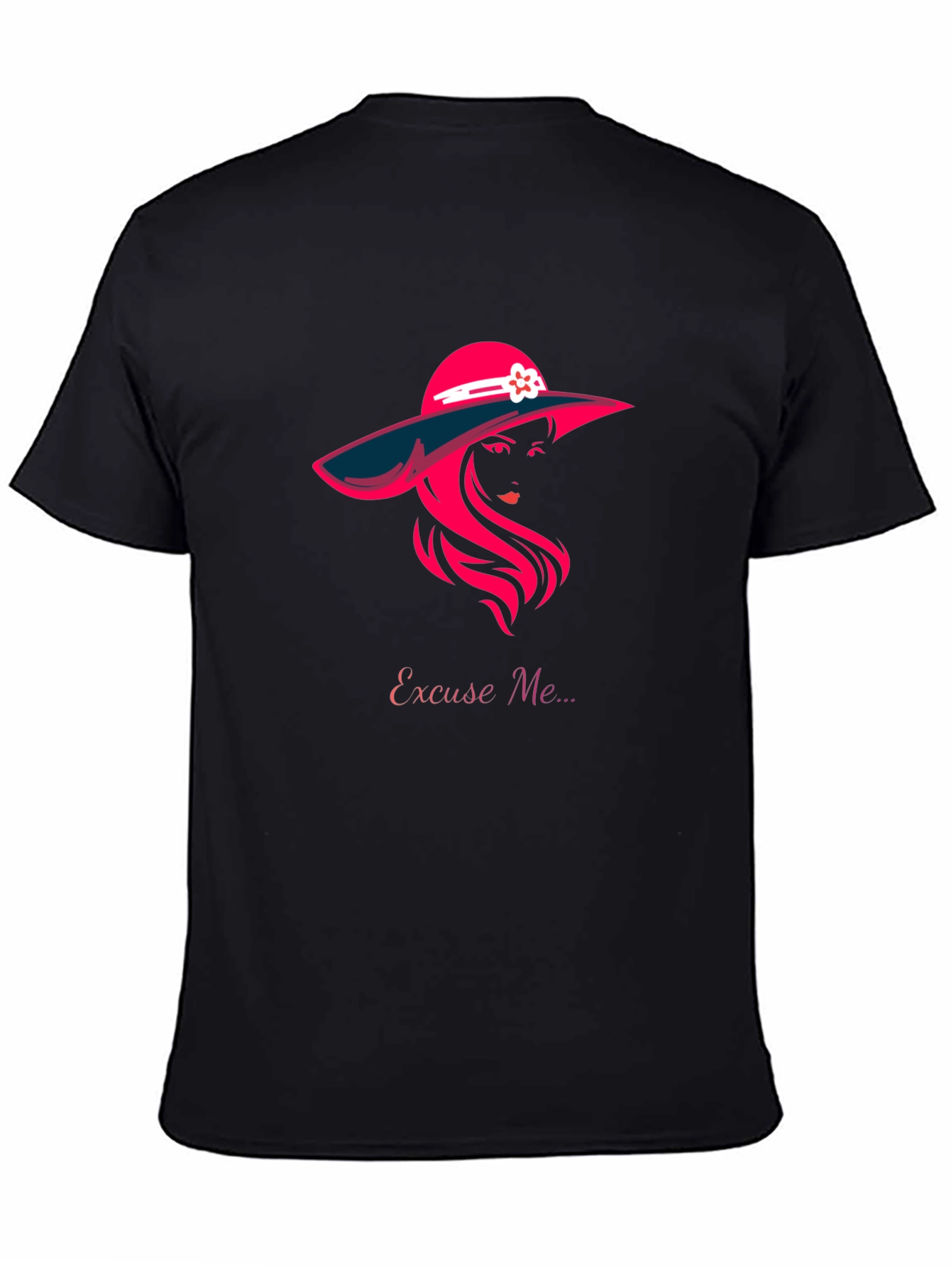 Excuse Me Graphic T-Shirt - Stylish Woman Design