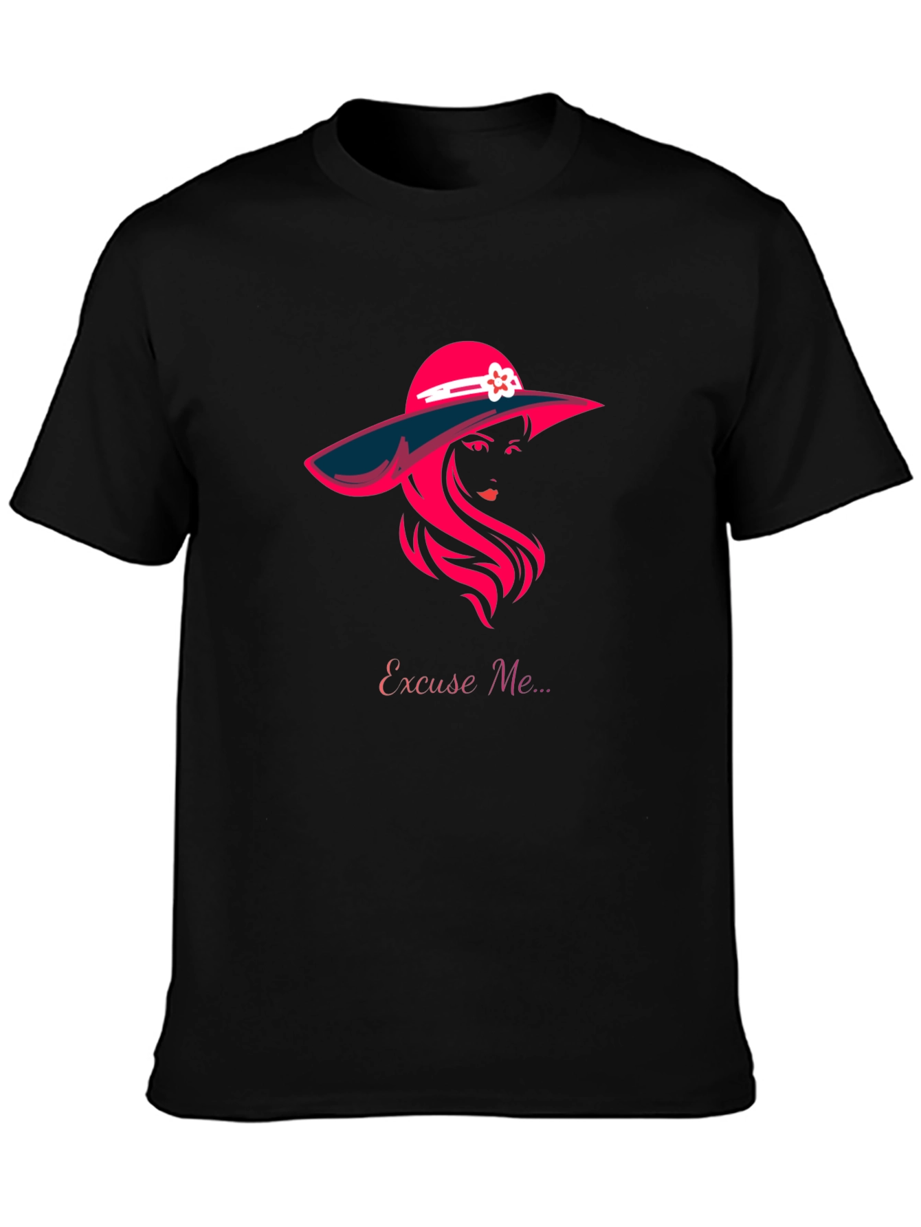Excuse Me Graphic T-Shirt - Stylish Woman Design