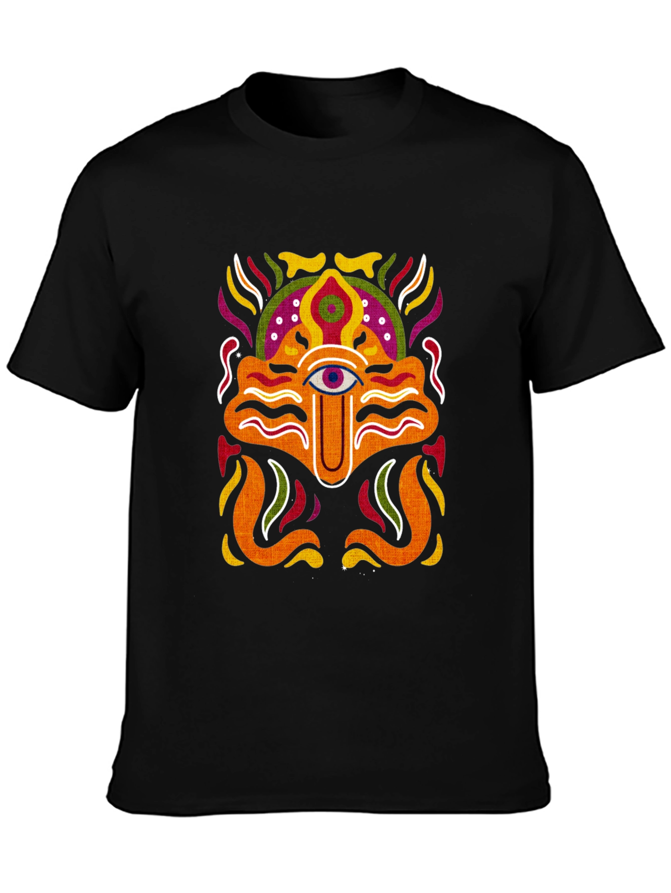 Eye-Catching Graphic Print Tee