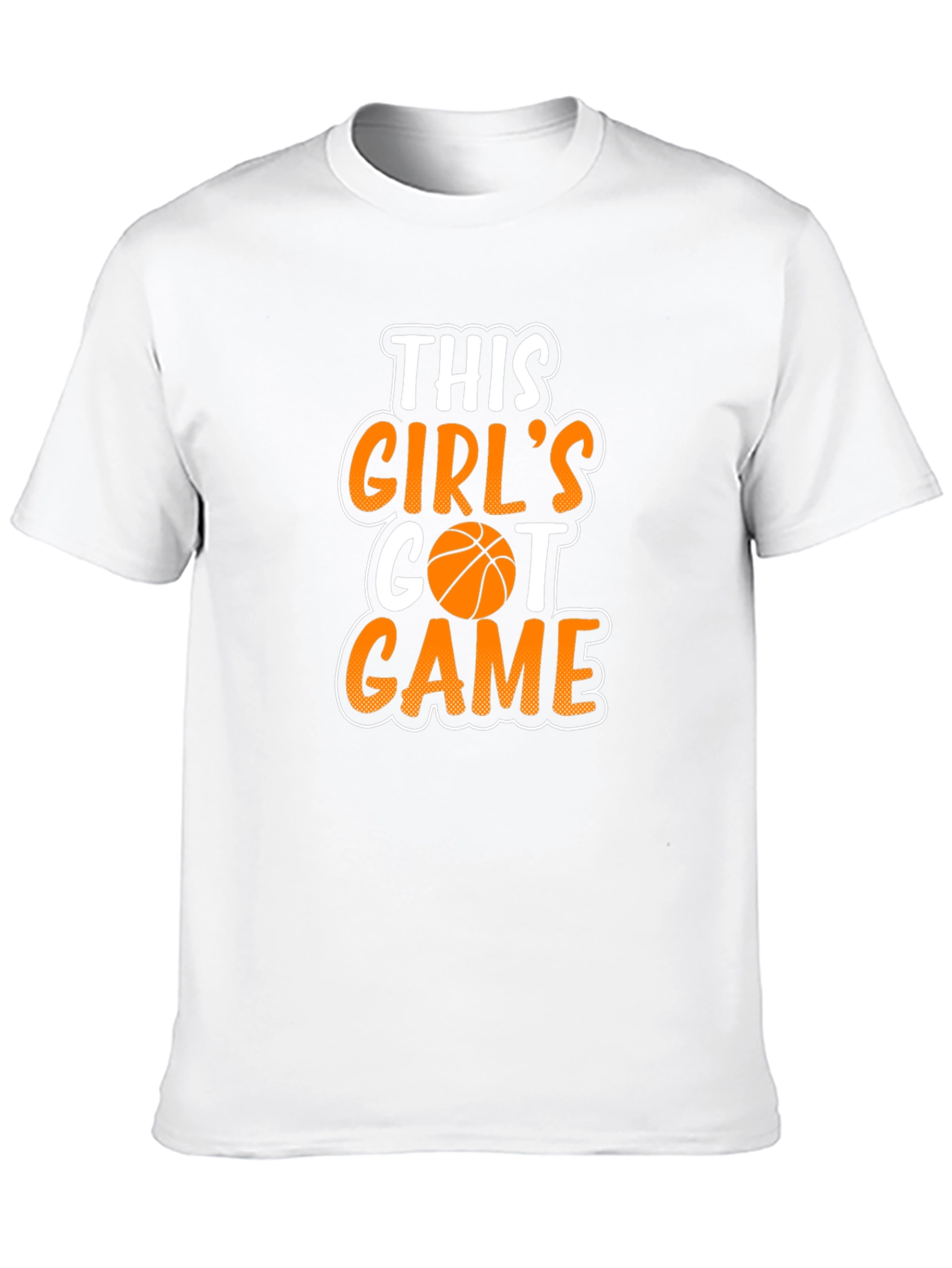 Girls Got Game Basketball Graphic T-Shirt