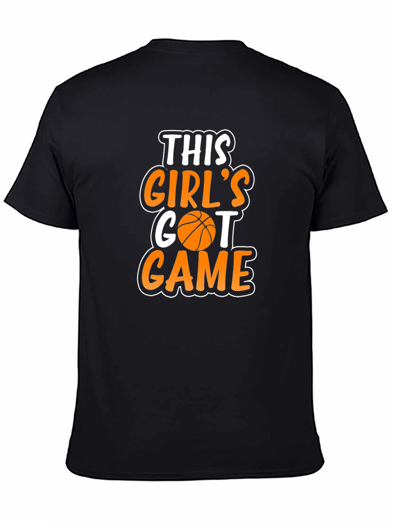 Girls Got Game Basketball Graphic T-Shirt