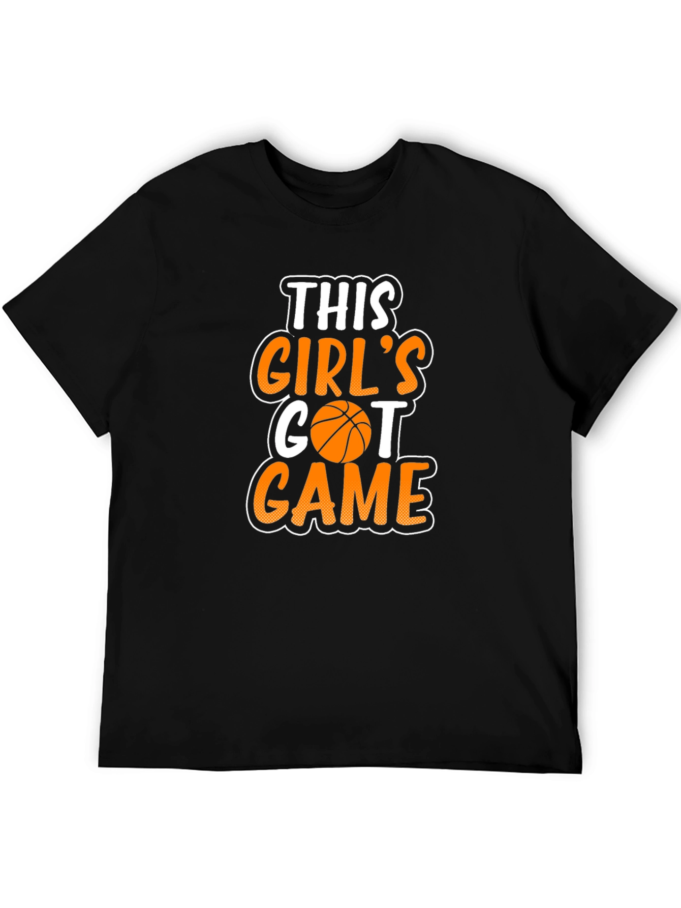 Girls Got Game Basketball Graphic T-Shirt