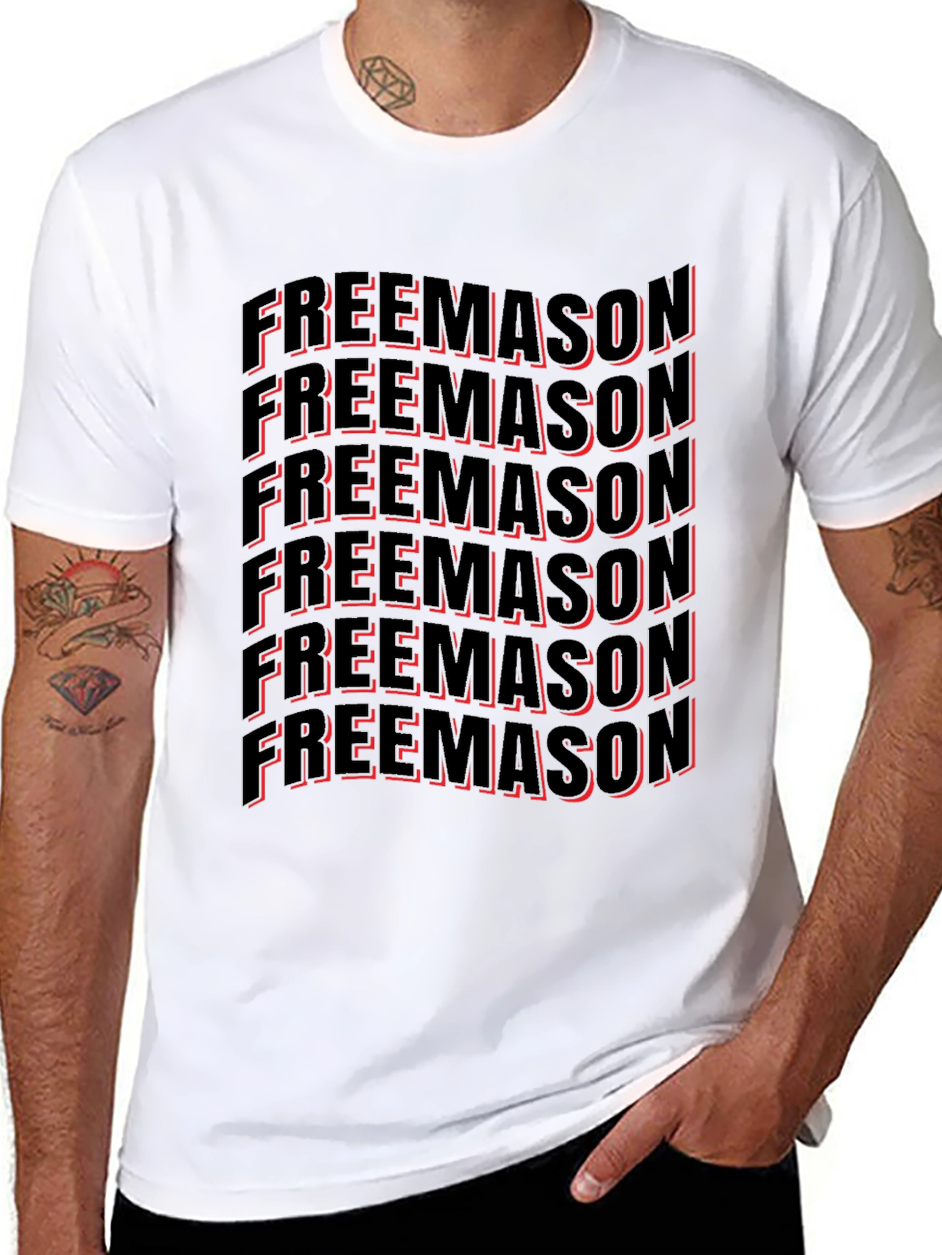 Freemason Graphic Tee - Black