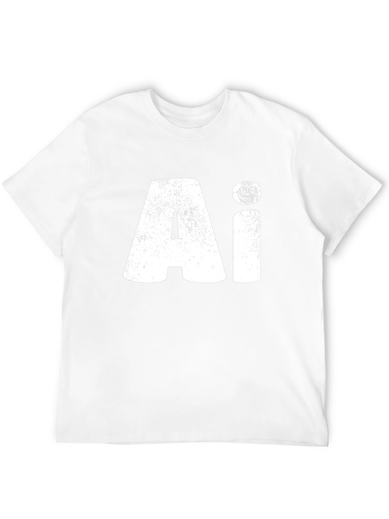 AI Emoji Graphic Black T-Shirt