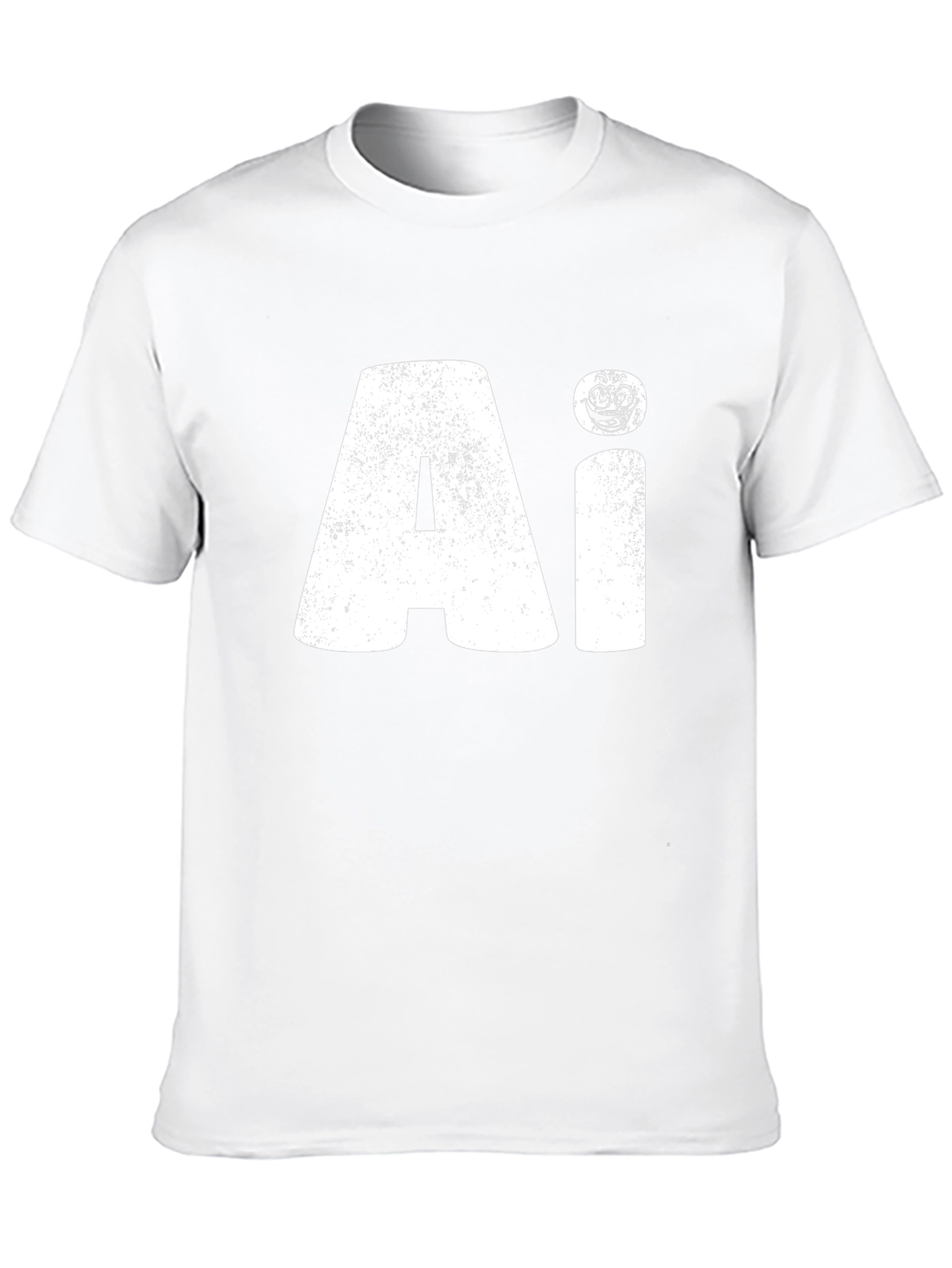 AI Emoji Graphic Black T-Shirt