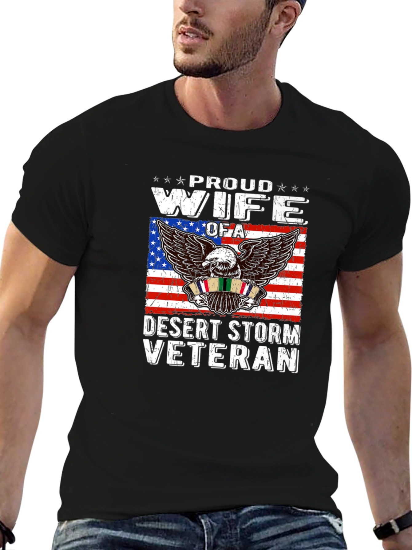 Proud Wife of a Desert Storm Veteran T-Shirt