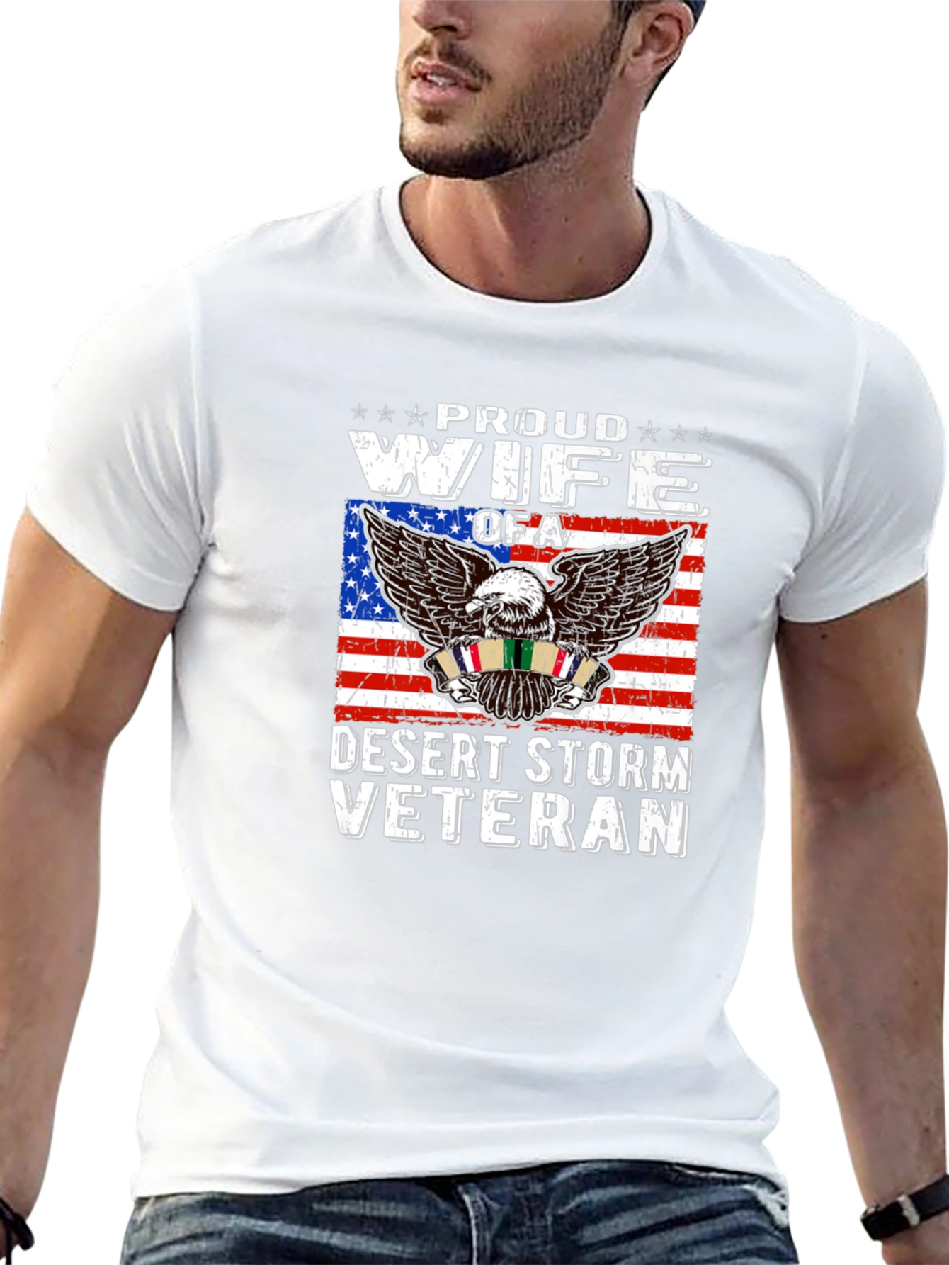 Proud Wife of a Desert Storm Veteran T-Shirt