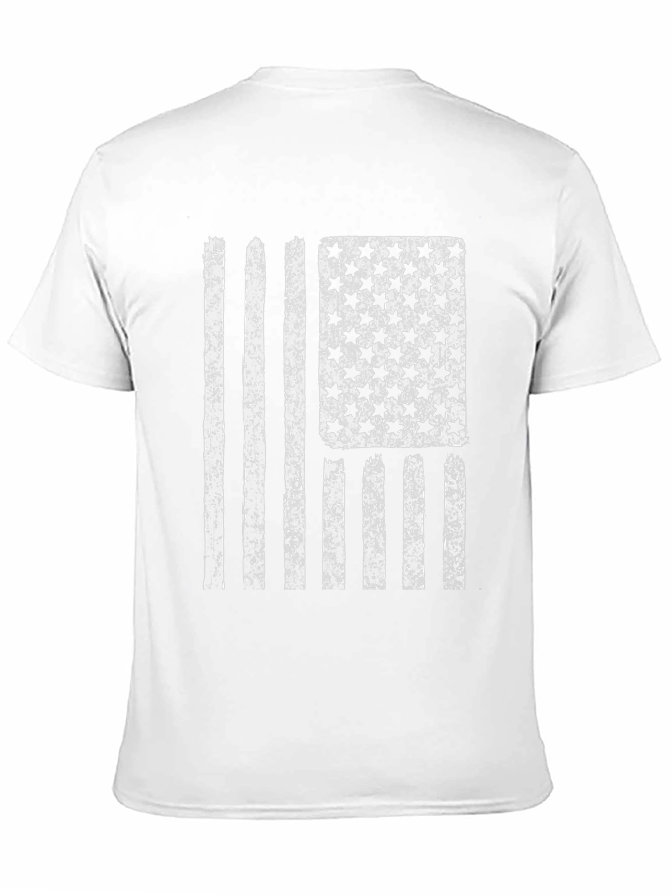 Distressed American Flag Graphic T-Shirt - Patriotic Design