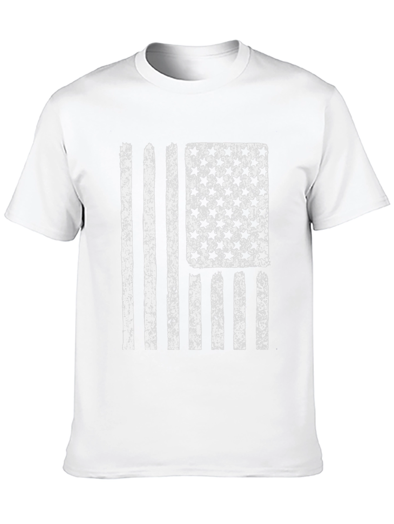 Distressed American Flag Graphic T-Shirt - Patriotic Design
