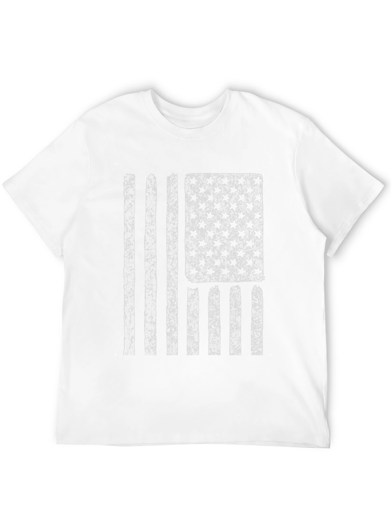 Distressed American Flag Graphic T-Shirt - Patriotic Design