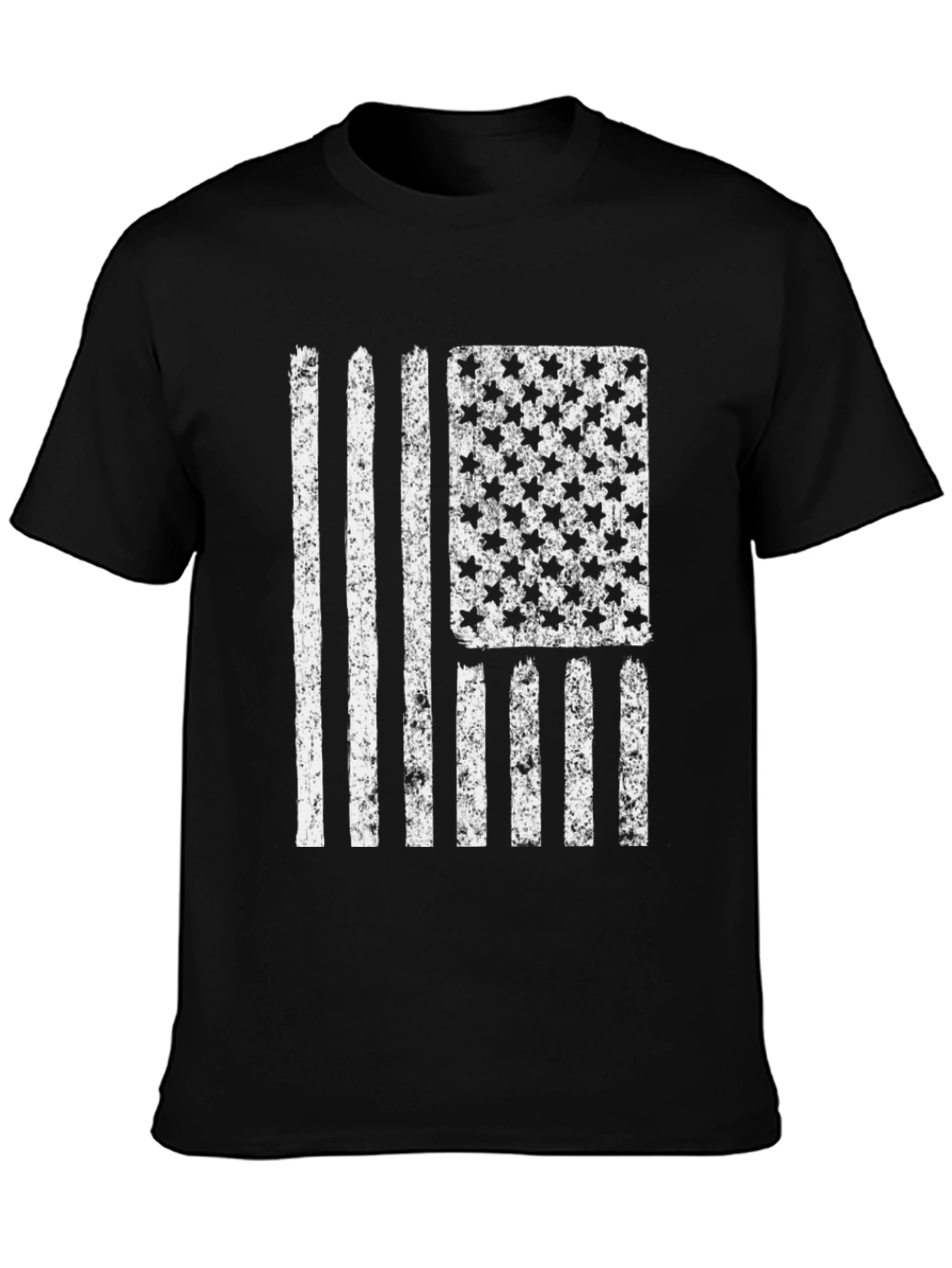 Distressed American Flag Graphic T-Shirt - Patriotic Design
