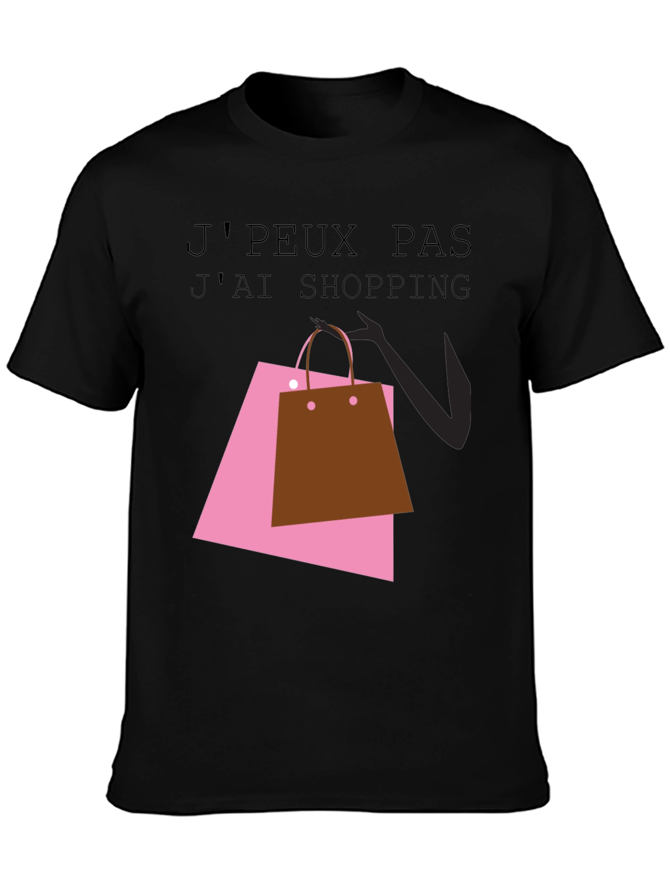 Shopping Spree Tee - French Slogan T-Shirt