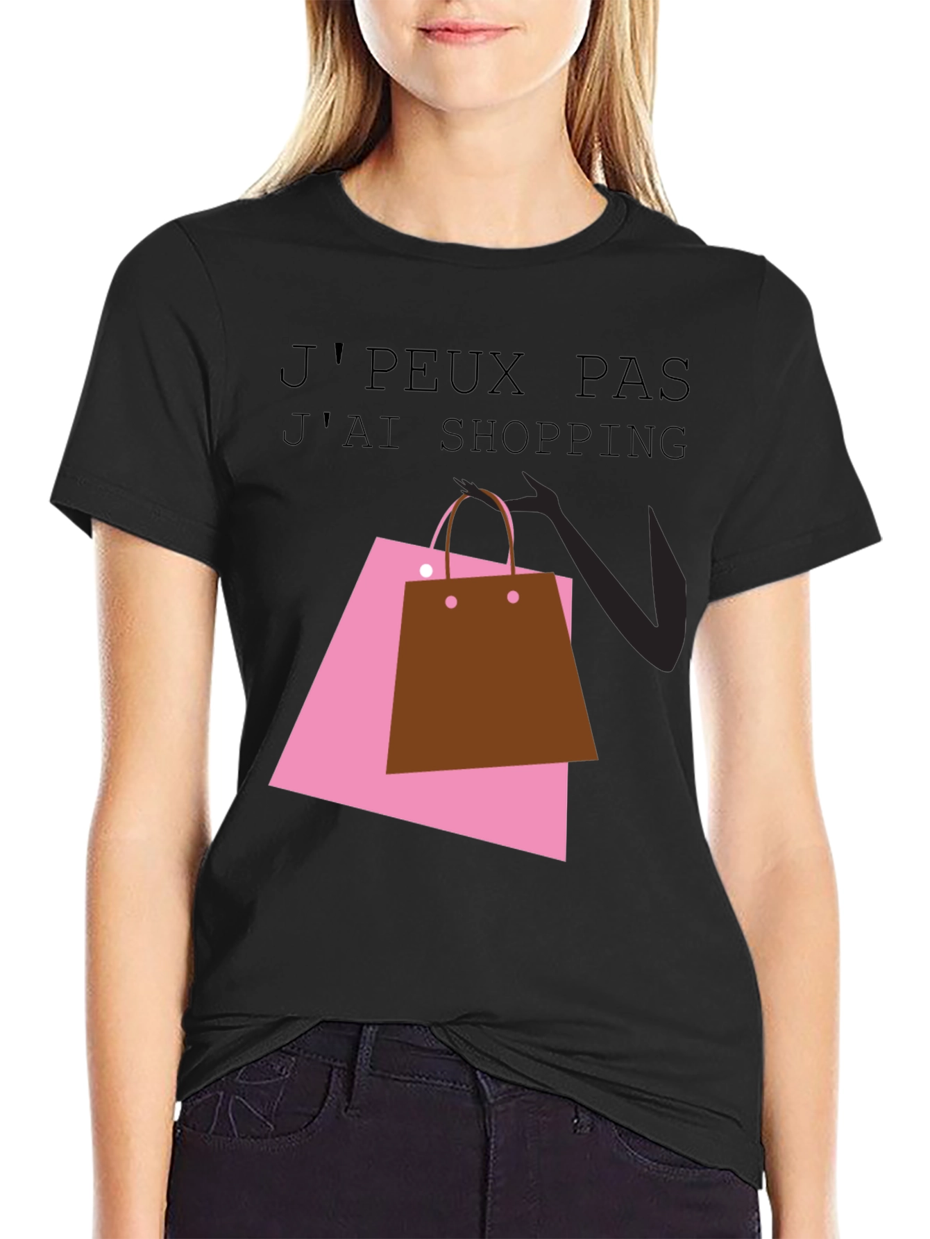 Shopping Spree Tee - French Slogan T-Shirt