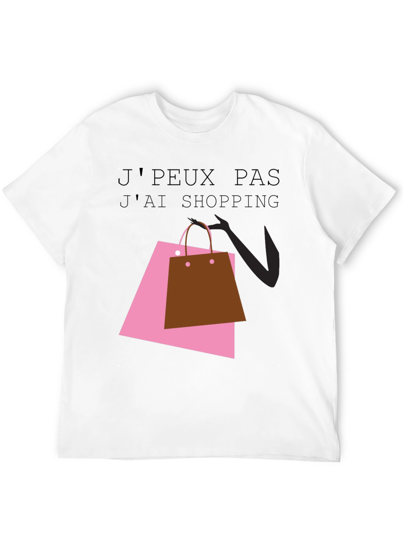 Shopping Spree Tee - French Slogan T-Shirt
