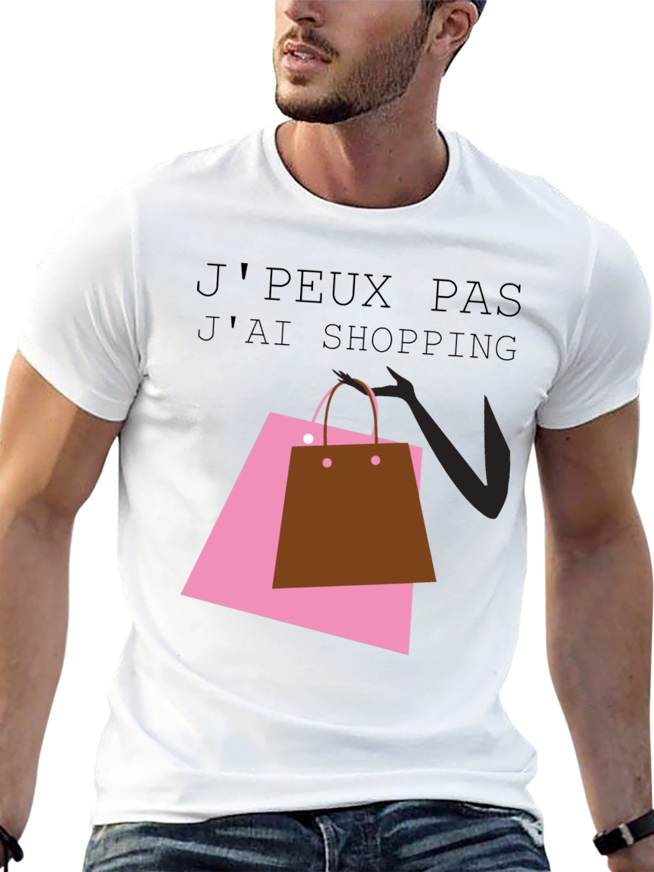Shopping Spree Tee - French Slogan T-Shirt