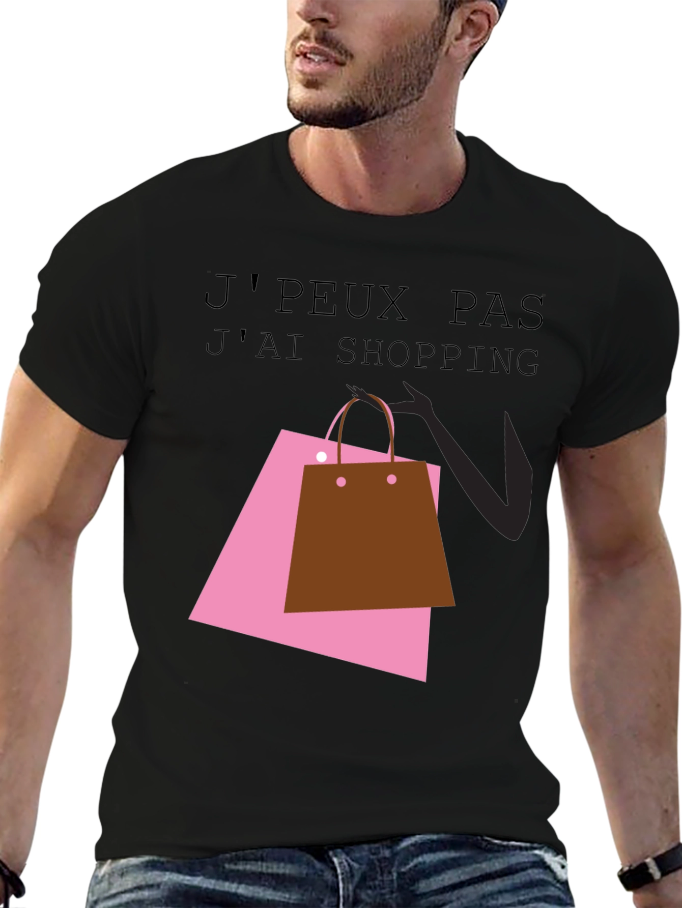 Shopping Spree Tee - French Slogan T-Shirt