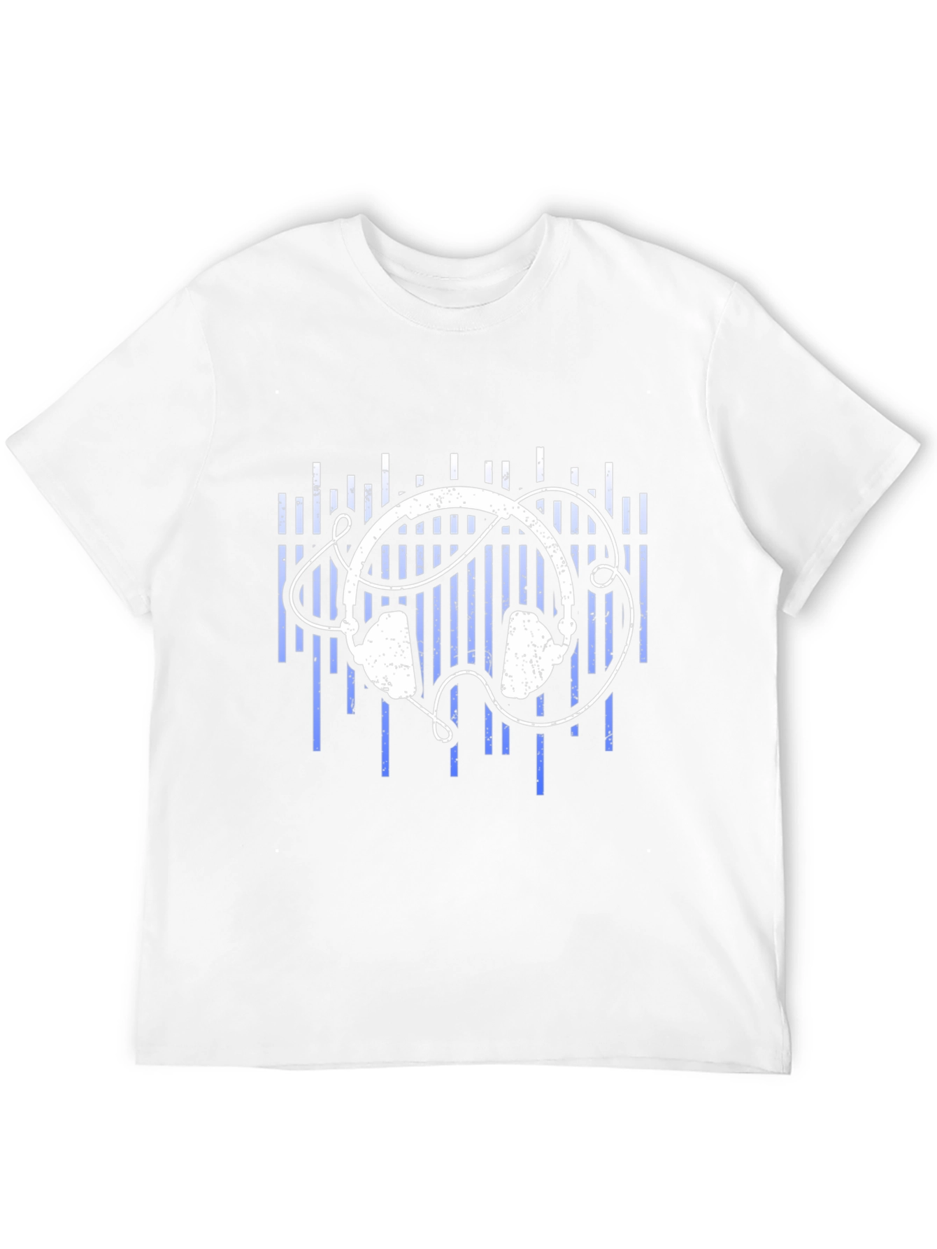 Headphones Graphic Tee - Black Music Lover T-Shirt