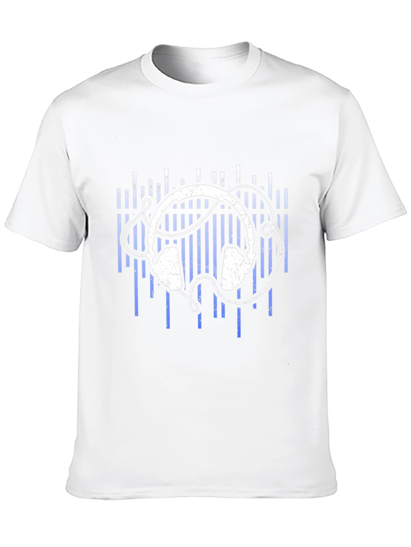 Headphones Graphic Tee - Black Music Lover T-Shirt