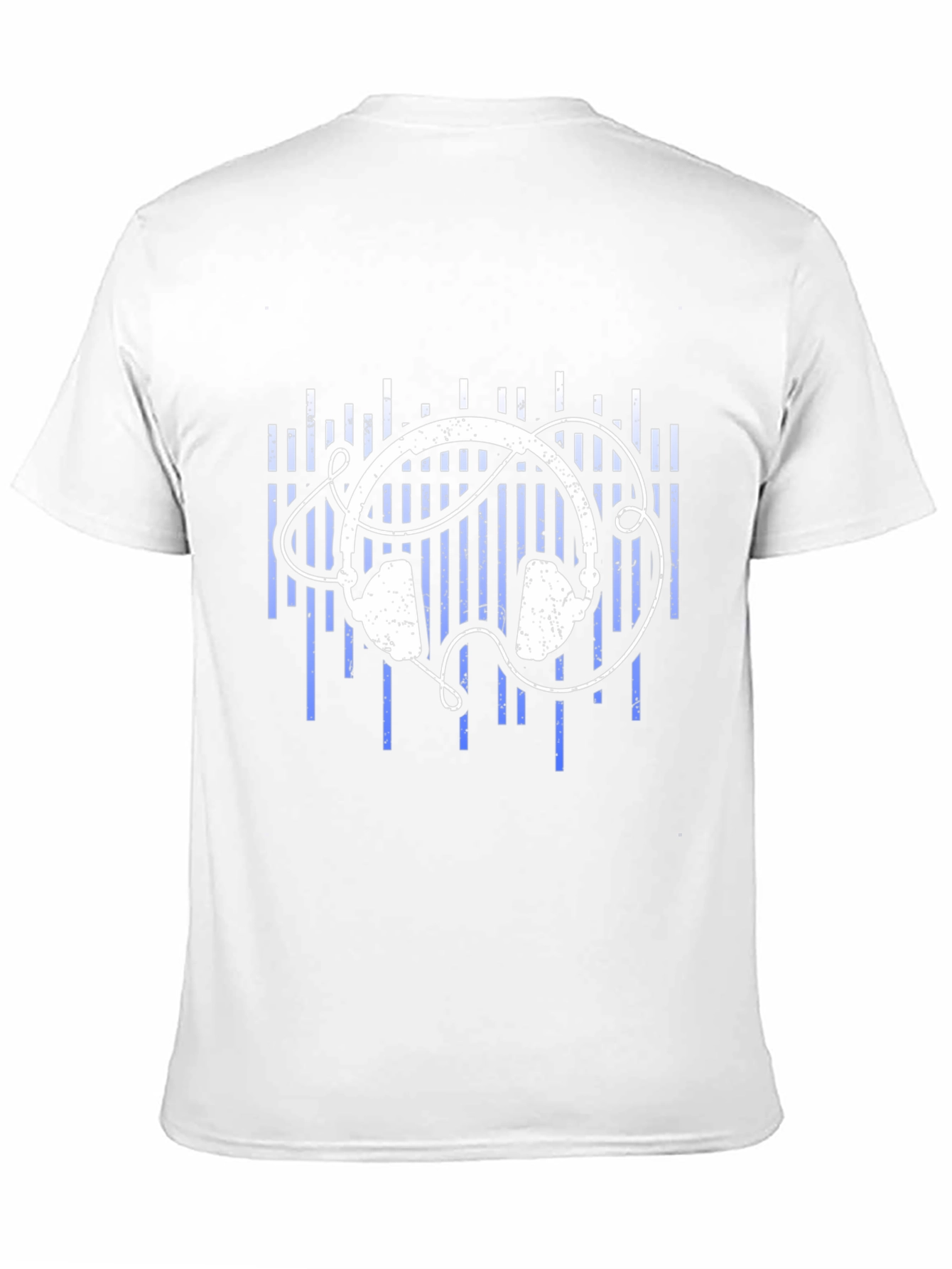 Headphones Graphic Tee - Black Music Lover T-Shirt