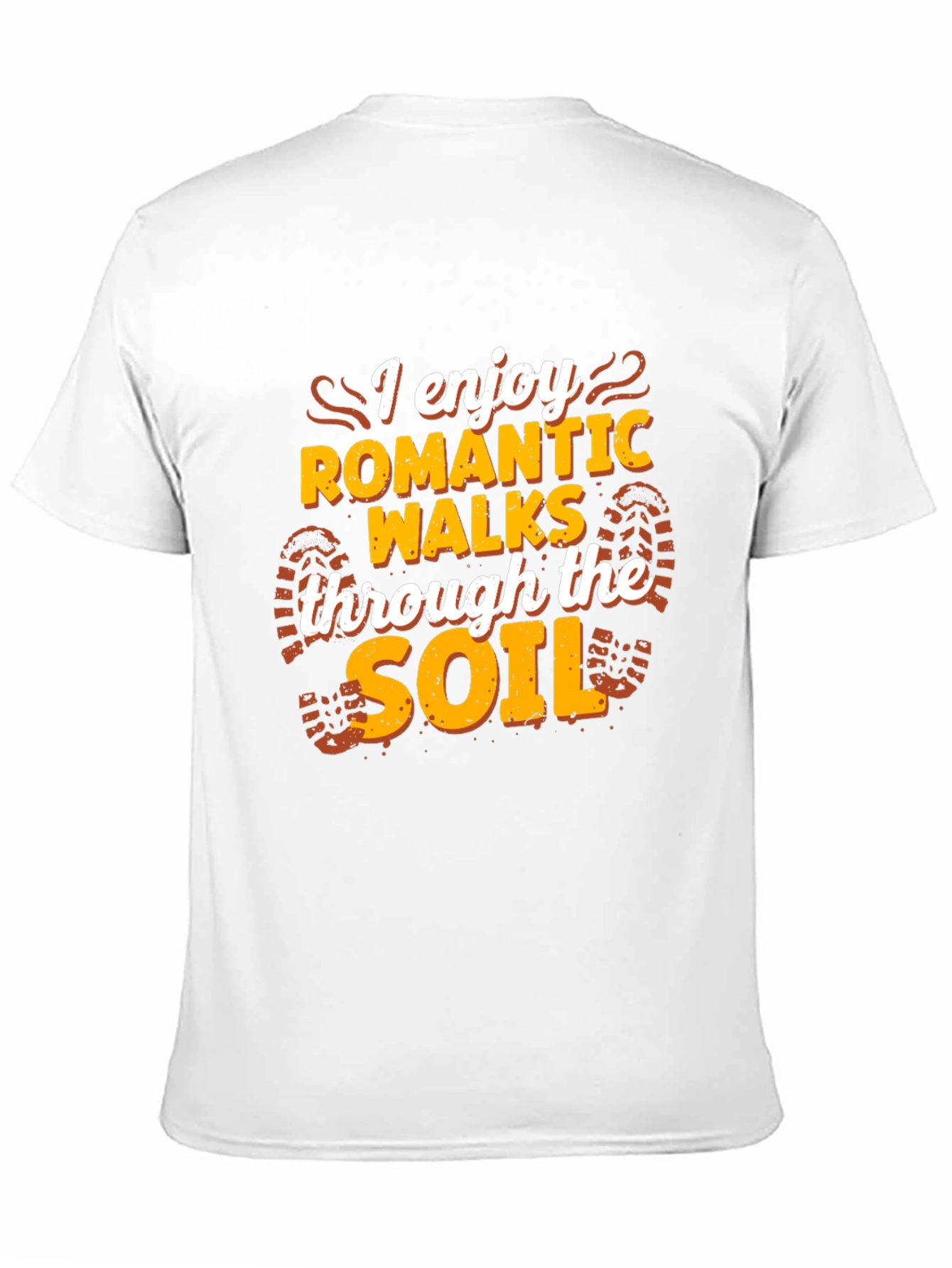 Romantic Walks Soil T-Shirt - Black Funny Hiking Tee