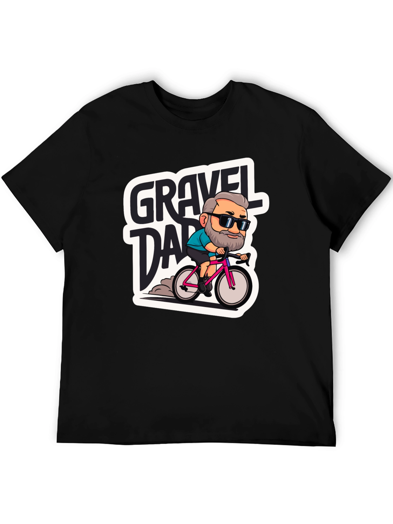 Gravel Dad Graphic Tee - Cycling Enthusiast T-Shirt