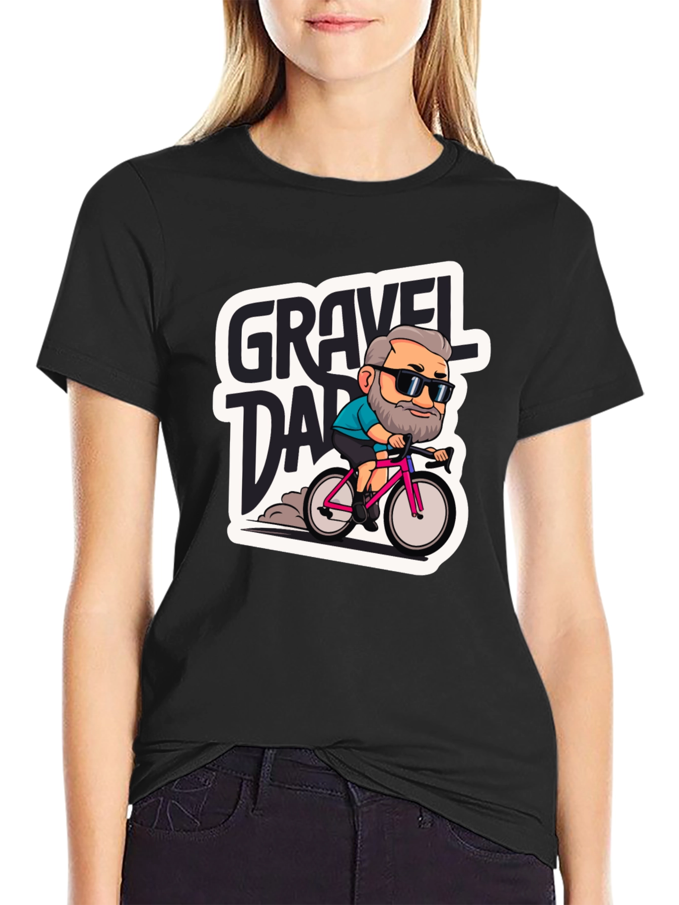 Gravel Dad Graphic Tee - Cycling Enthusiast T-Shirt