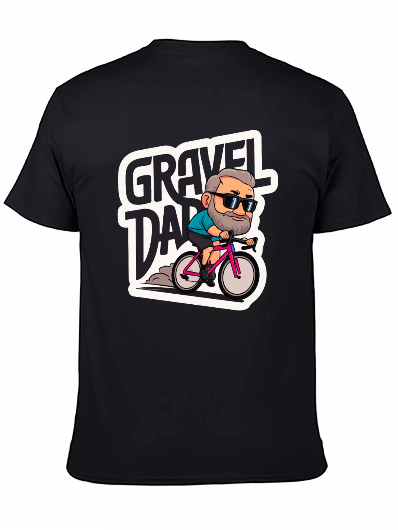 Gravel Dad Graphic Tee - Cycling Enthusiast T-Shirt