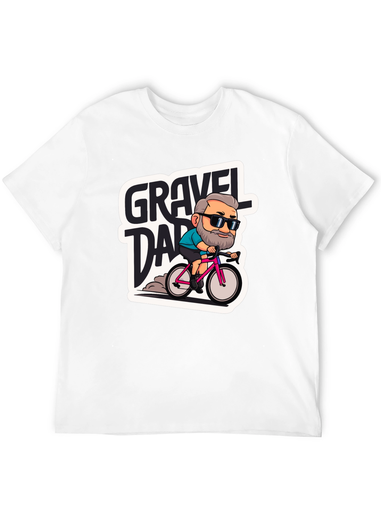 Gravel Dad Graphic Tee - Cycling Enthusiast T-Shirt