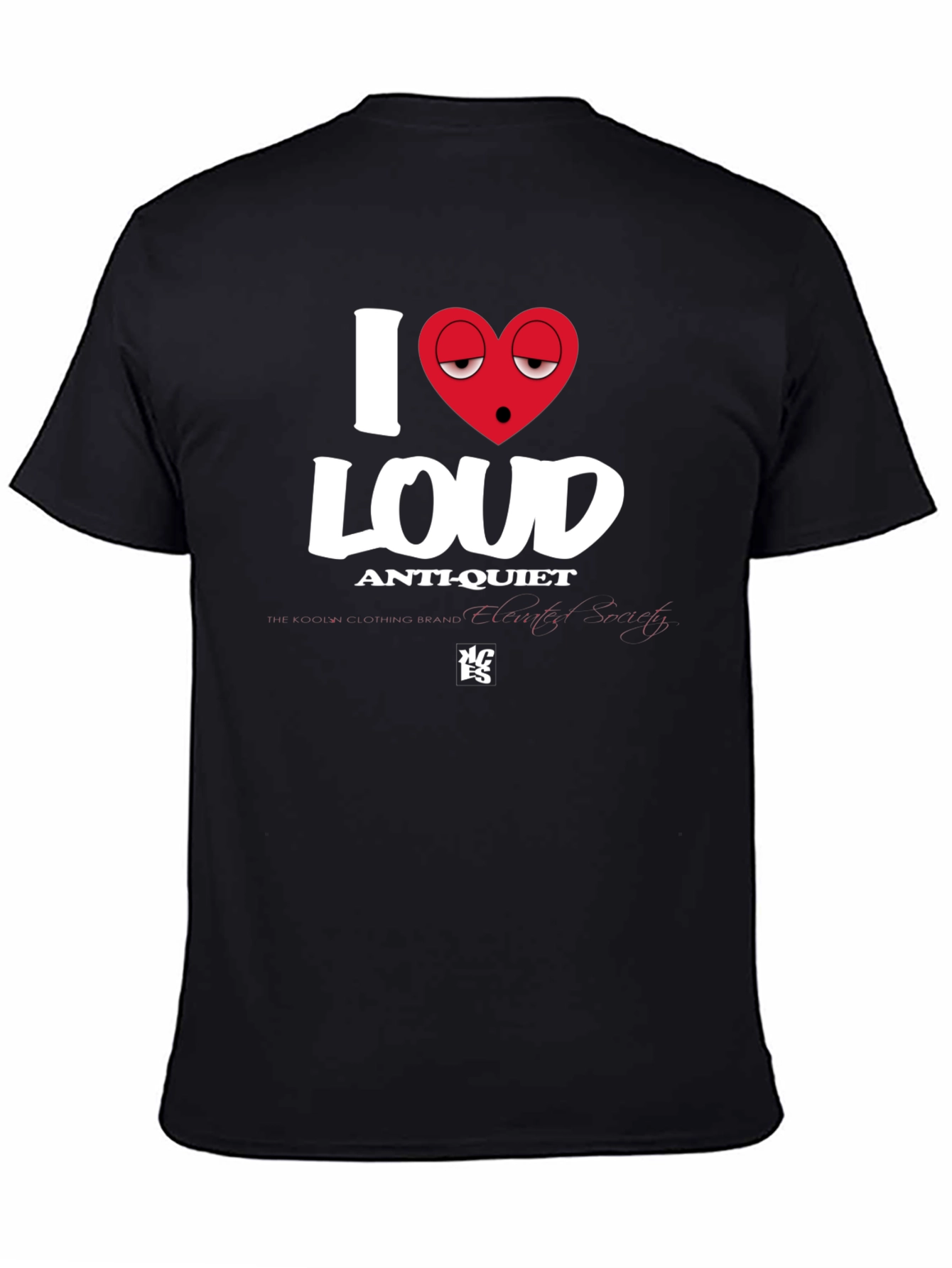 I Heart Loud T-Shirt - Anti-Quiet Society Tee