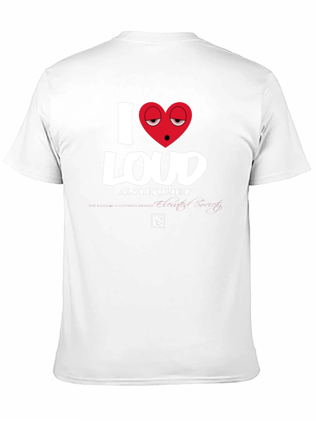 I Heart Loud T-Shirt - Anti-Quiet Society Tee
